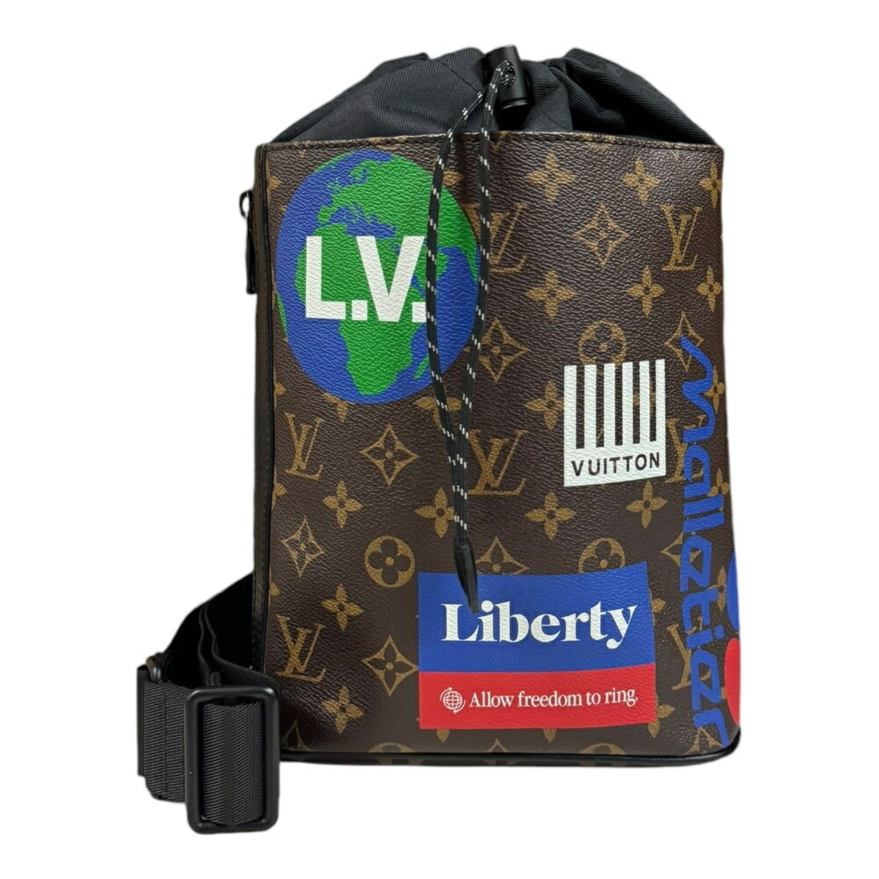 Louis Vuitton Chalk Sling Bag Monogram Body Canvas Unisex