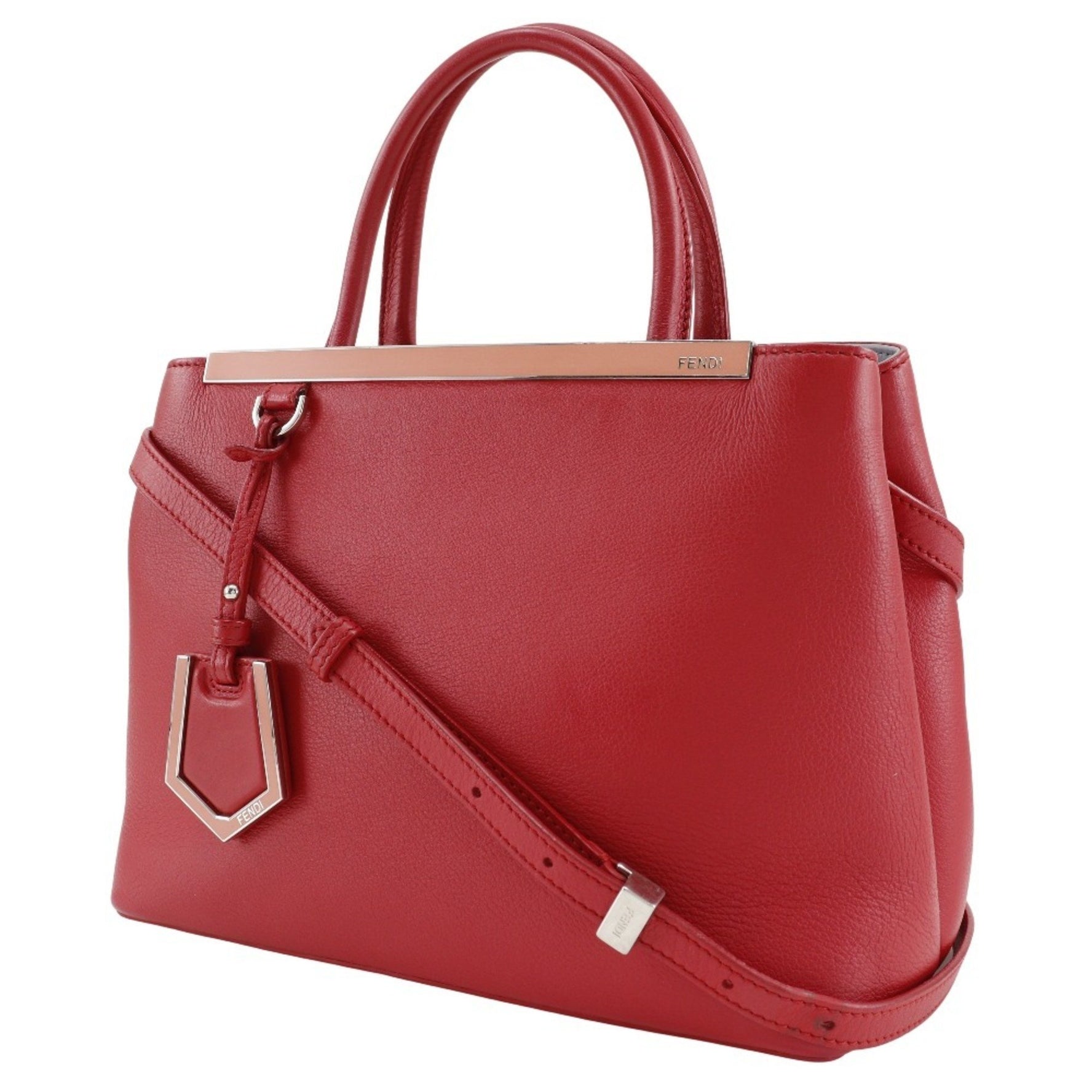FENDI Petite to Jules handbag shoulder bag calf red type