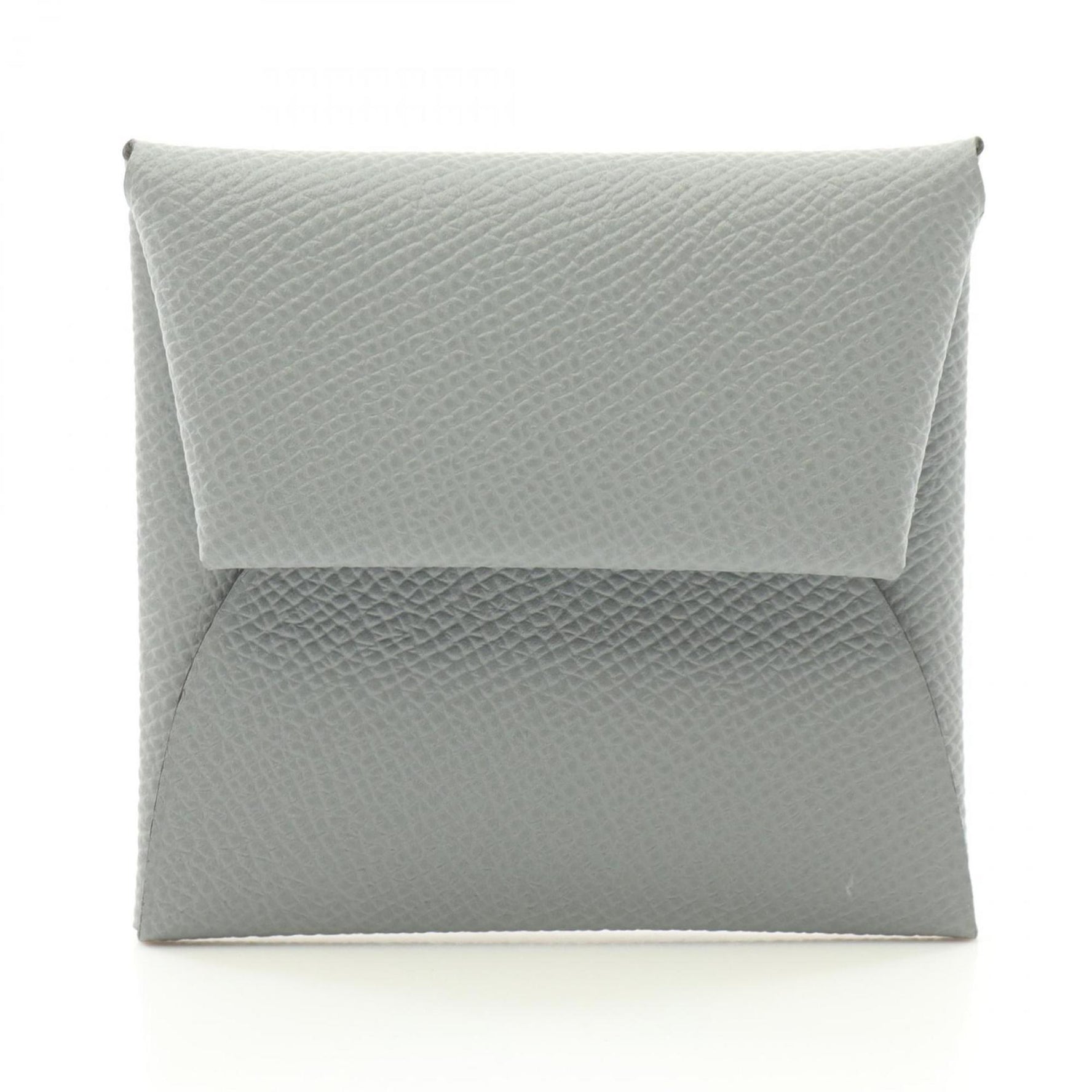 Hermes Bastia Wallet/Coin Case Wallet Epsom Leather Grey