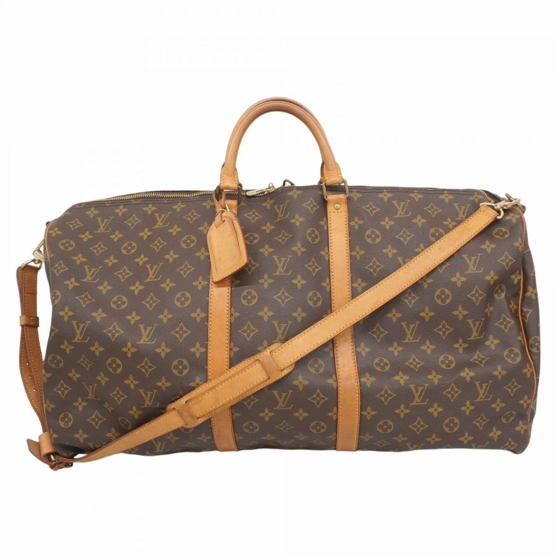 Louis Vuitton Monogram Keepall Bandouliere 60 Boston Bag Men's and