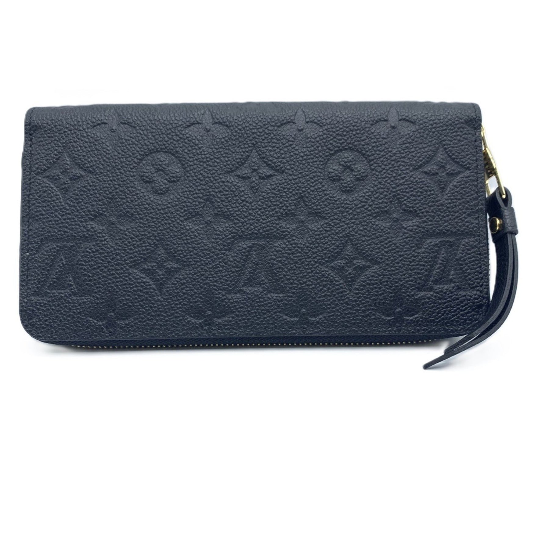 Louis Vuitton Long Wallet Monogram Zippy Round Black