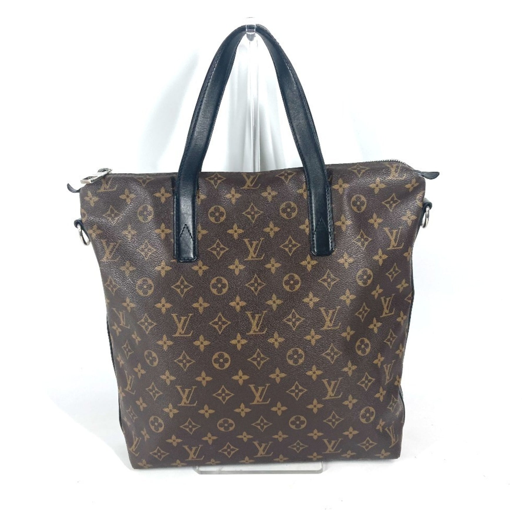 Louis Vuitton Monogram Macassar Kitan Business Bag Handbag Tote Canvas Men's Brown