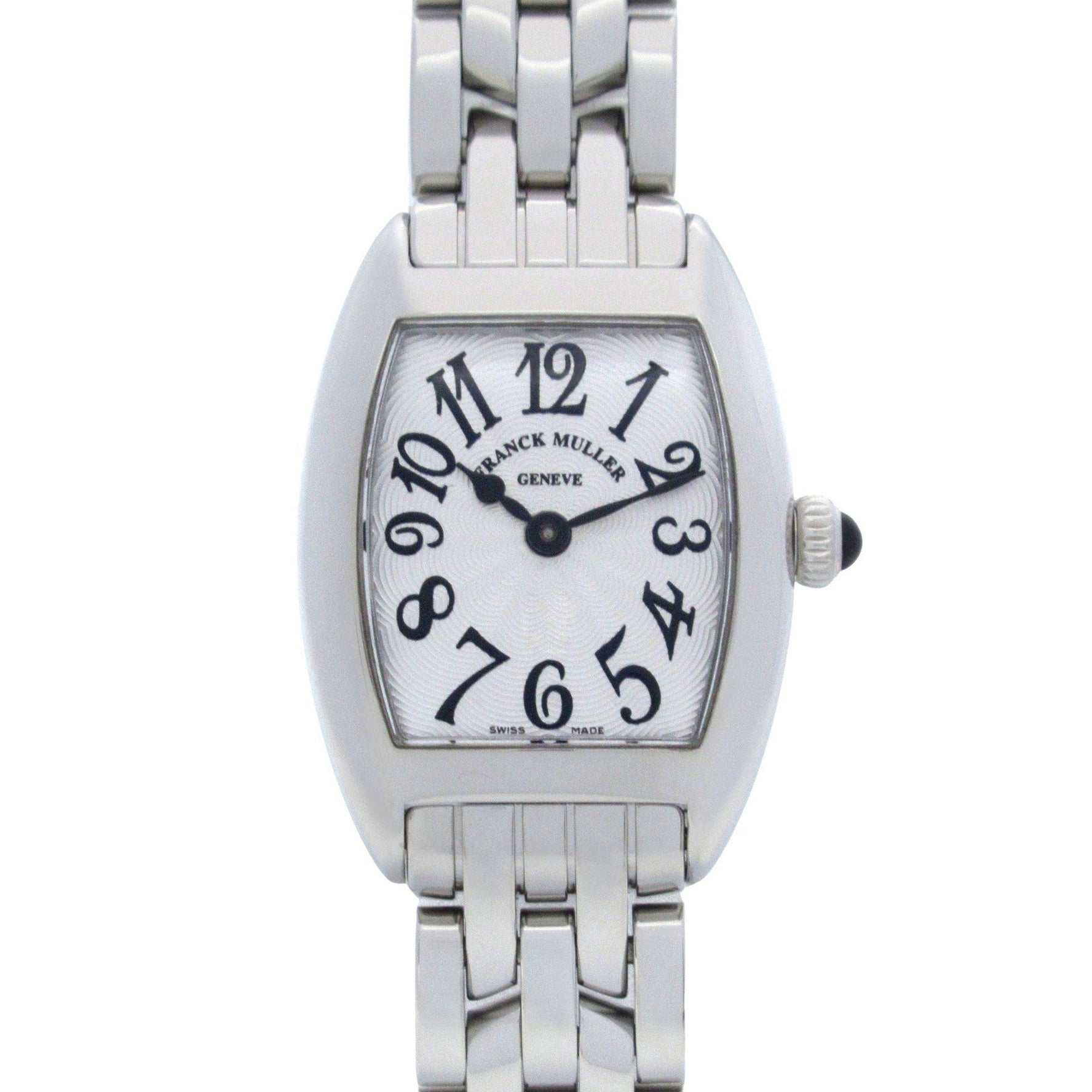 FRANCK MULLER Tono Curvex Petite Wristwatch Stainless Steel Ladies Silver 2502