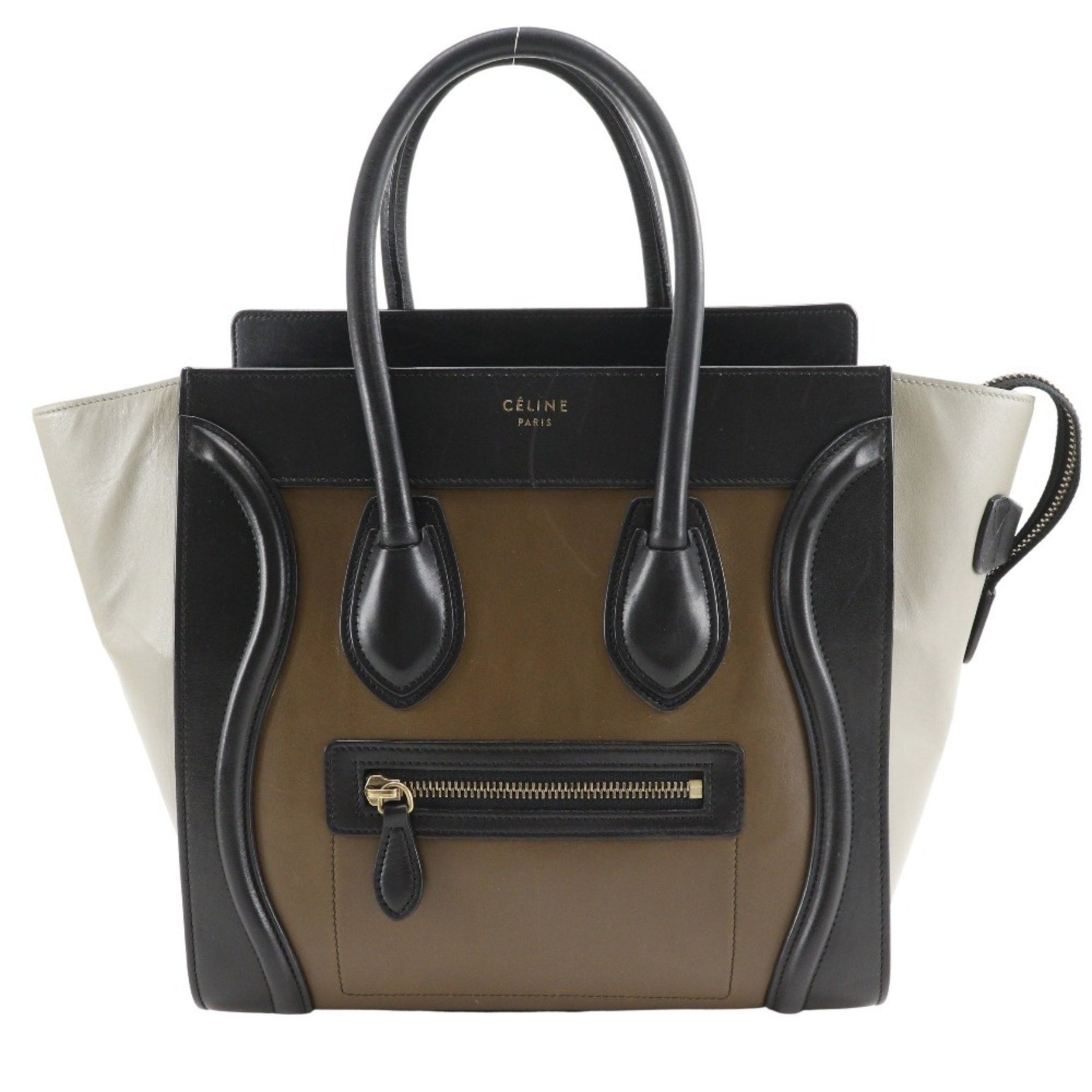 CELINE Luggage Micro Shopper Handbag Calf