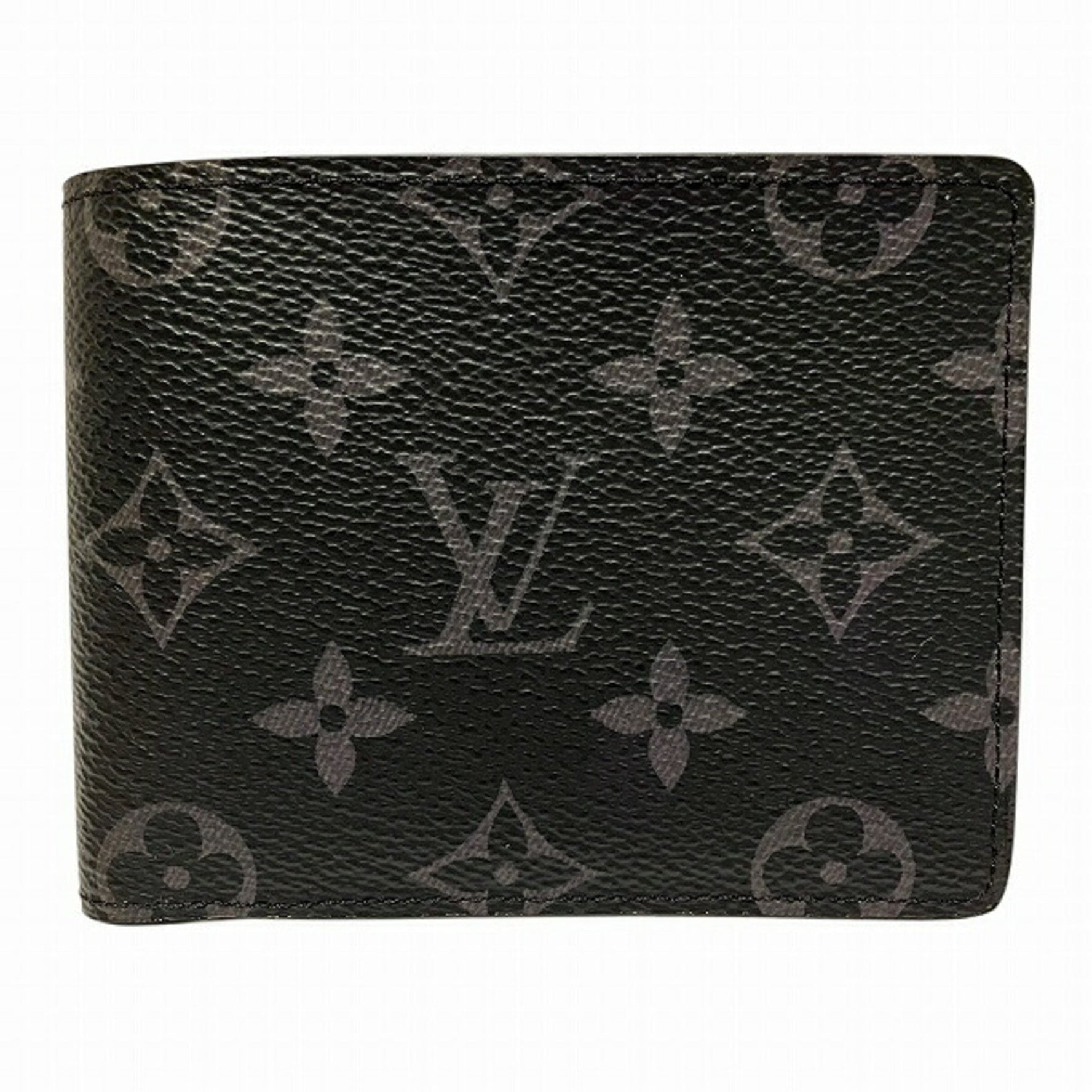 Louis Vuitton Monogram Eclipse Portefeuille Multiple Bi-fold Wallet