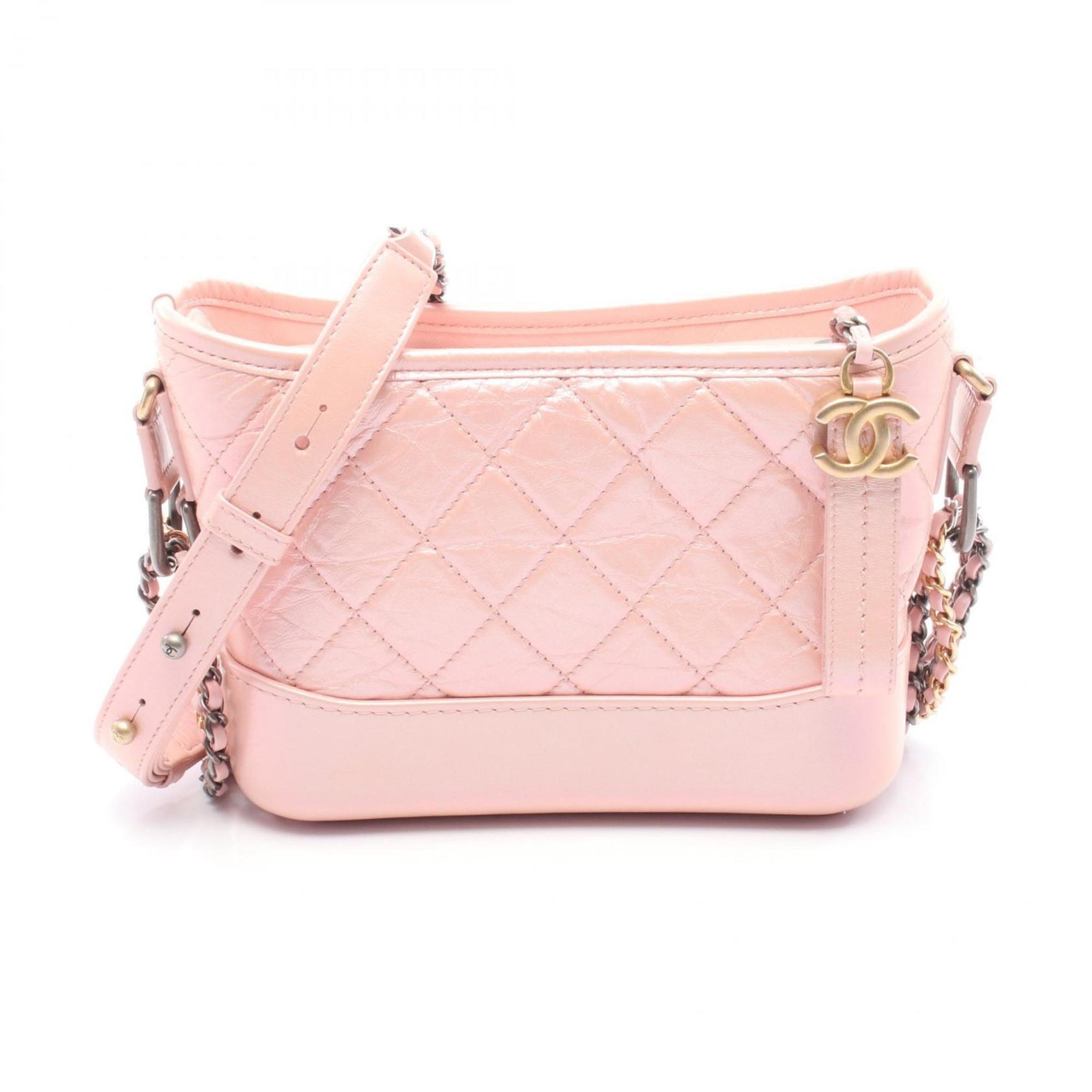 CHANEL Gabrielle de Small Hobo Shoulder Bag Leather