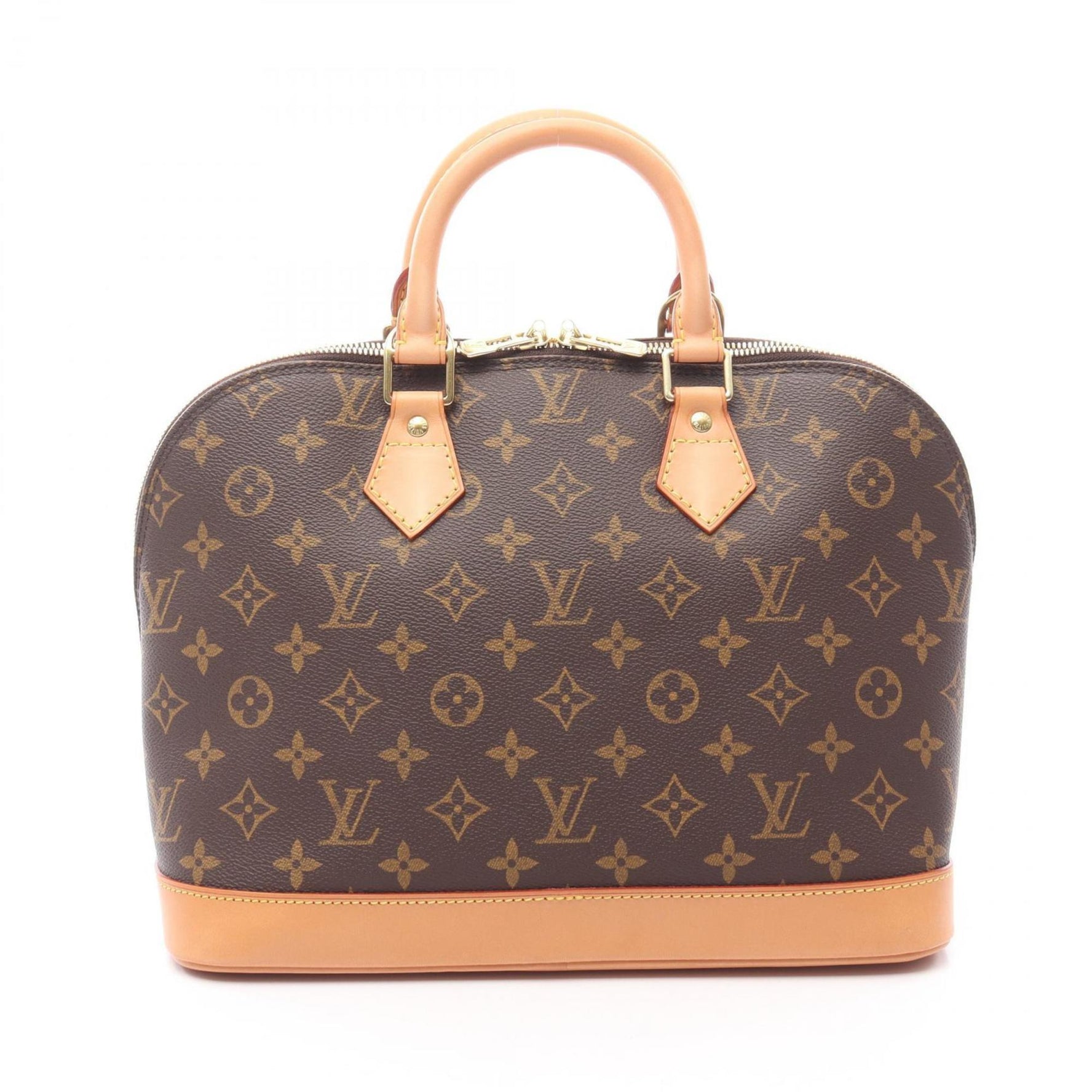 Louis Vuitton Alma PM Handbag, PVC-Coated Canvas and Leather, Monogram