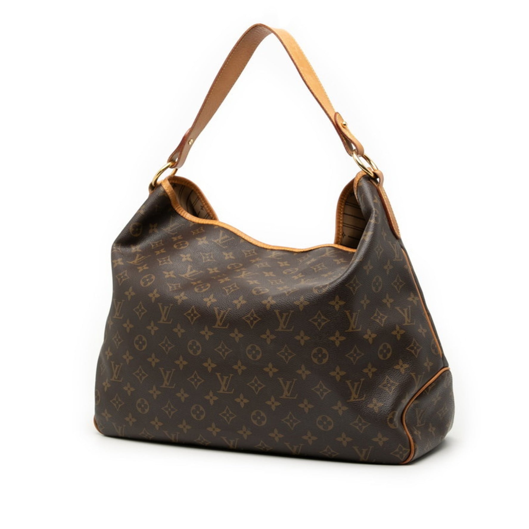 Louis Vuitton Monogram Delightful GM Shoulder Bag Brown Leather LOUIS VUITTON