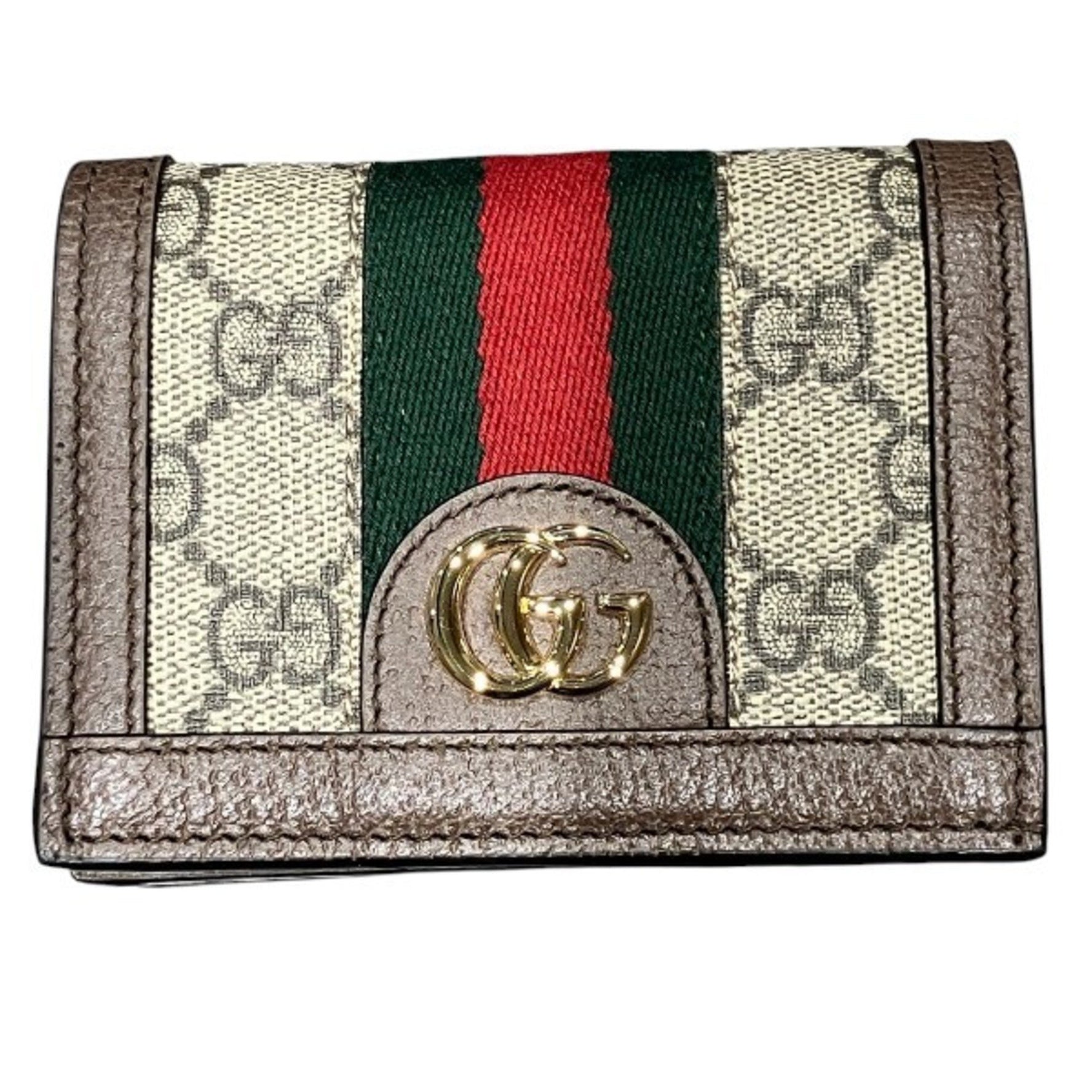 GUCCI Offdia GG Supreme Bi-fold Wallet