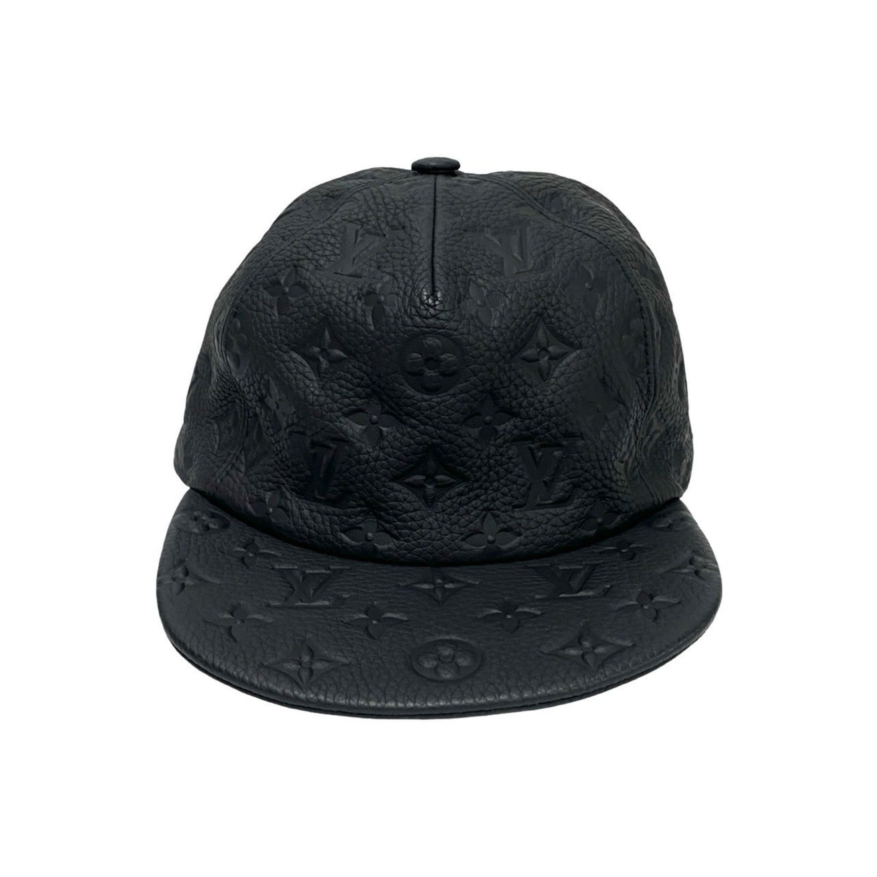 Louis Vuitton Monogram Quill 1.0 Newsboy Cap, Leather and Cotton