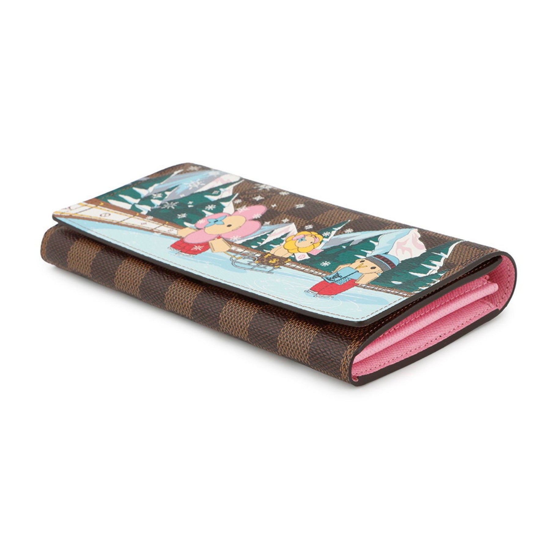 Louis Vuitton Damier Ebene Sarah Portefeuille Long Wallet LOUIS VUITTON