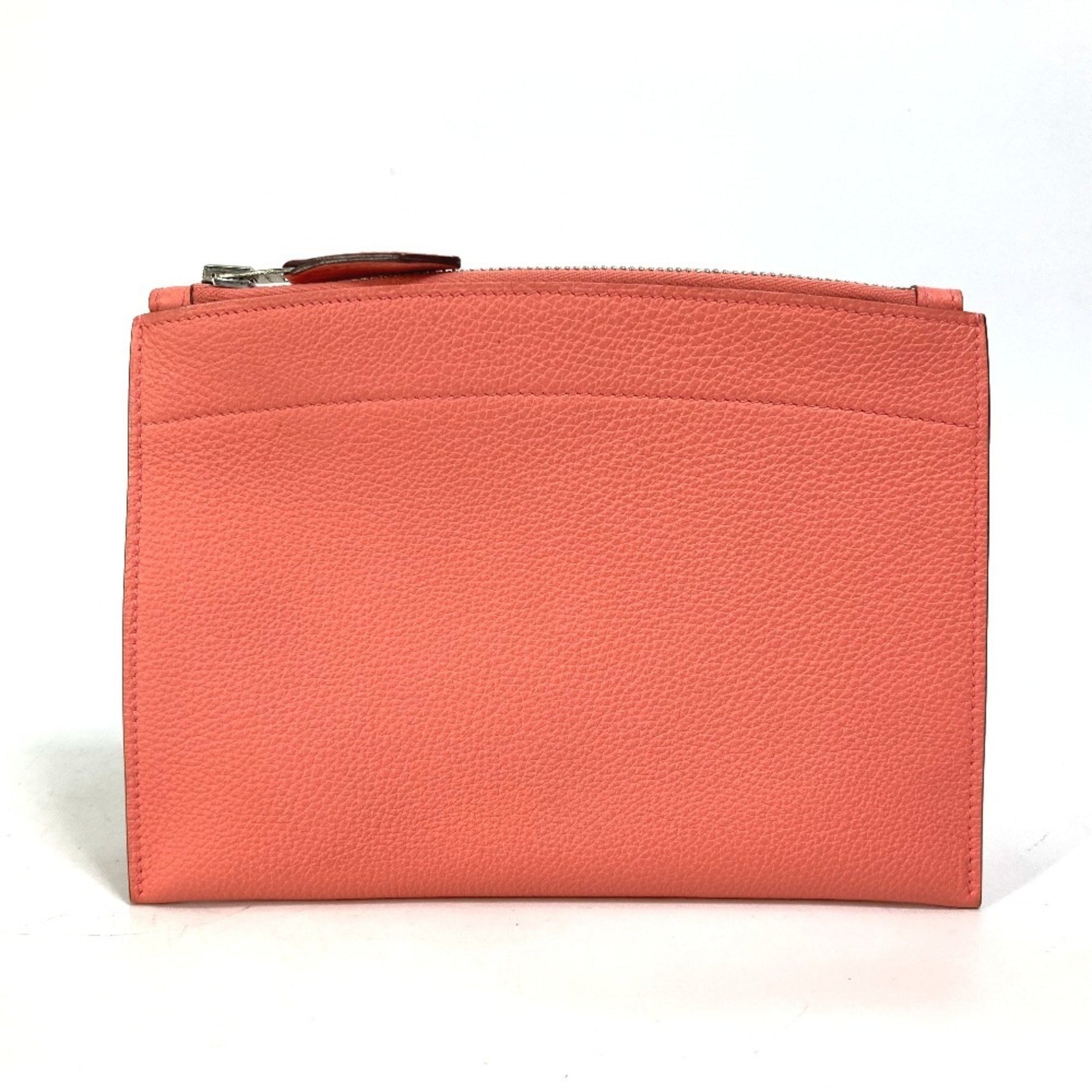 HERMES Bazar Mini PM Clutch Bag/Pouch Togo Rose Eté