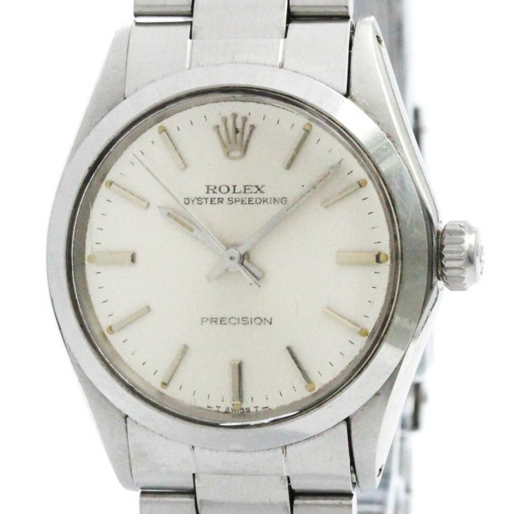 Vintage ROLEX Oyster Speed King 6430 Steel Hand-winding Watch