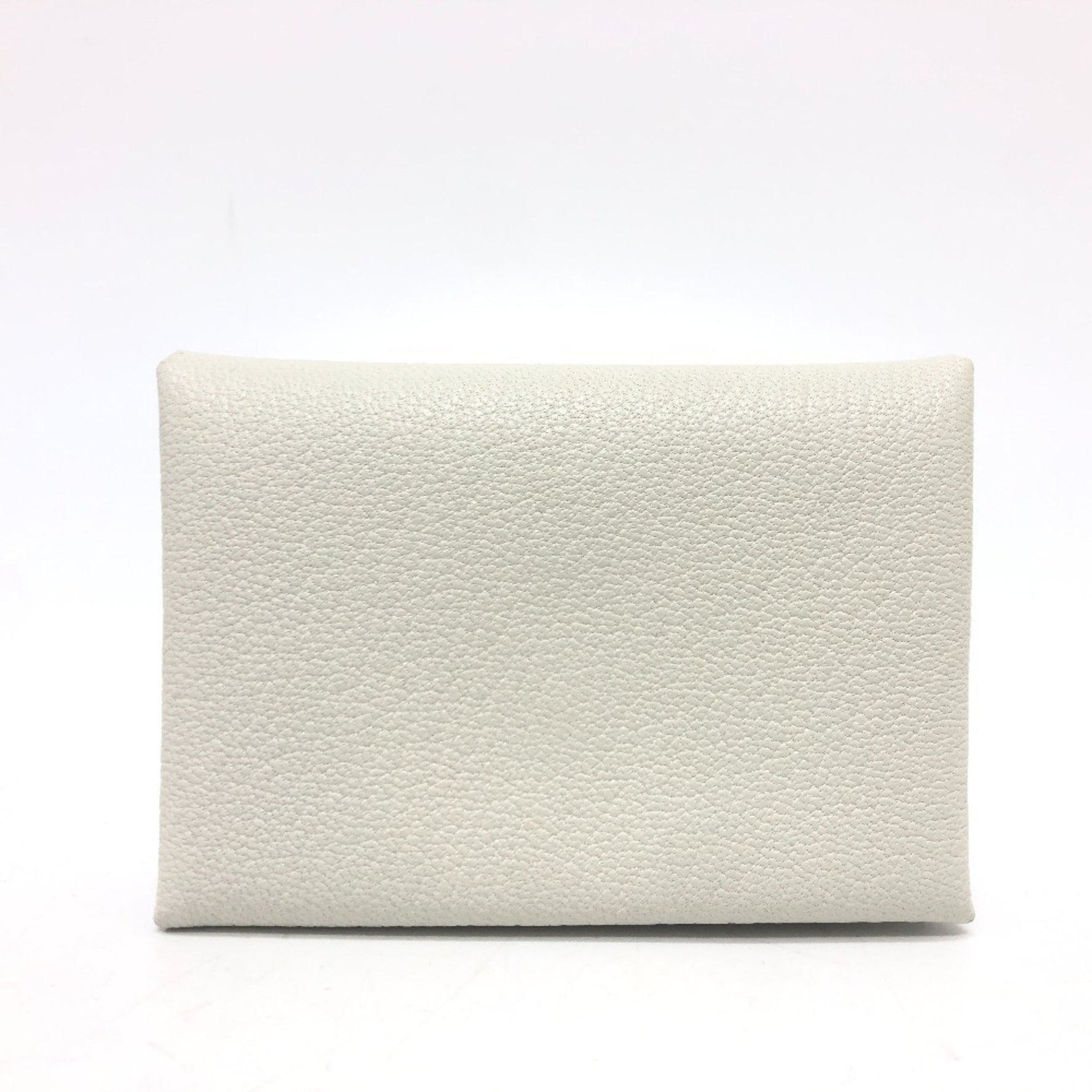 HERMES Calvi Duo Business Card Holder/Card Case Coin Purse Wallet Wallet/Coin Chevre Beton