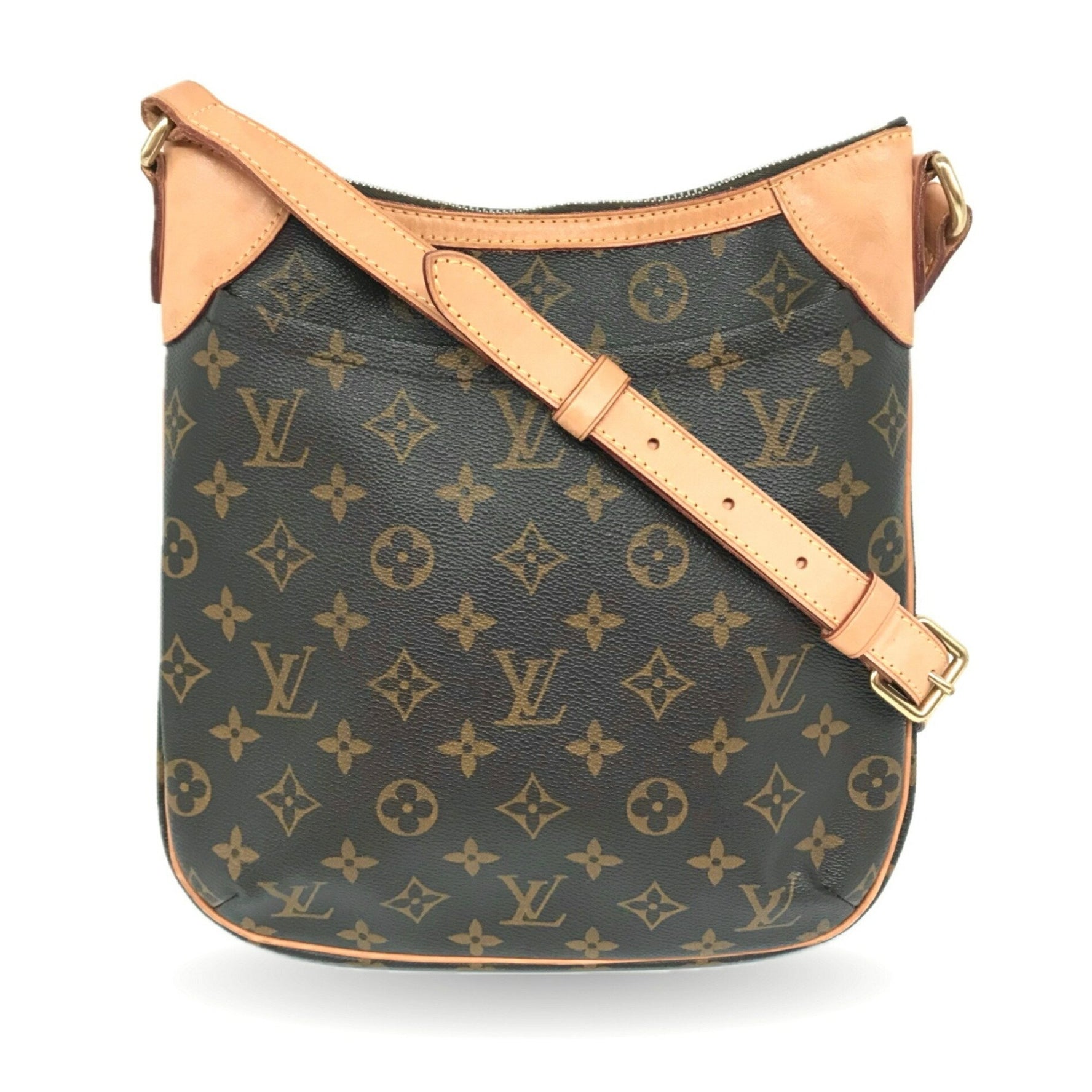 Louis Vuitton Odeon PM Monogram Shoulder Bag Brown Canvas