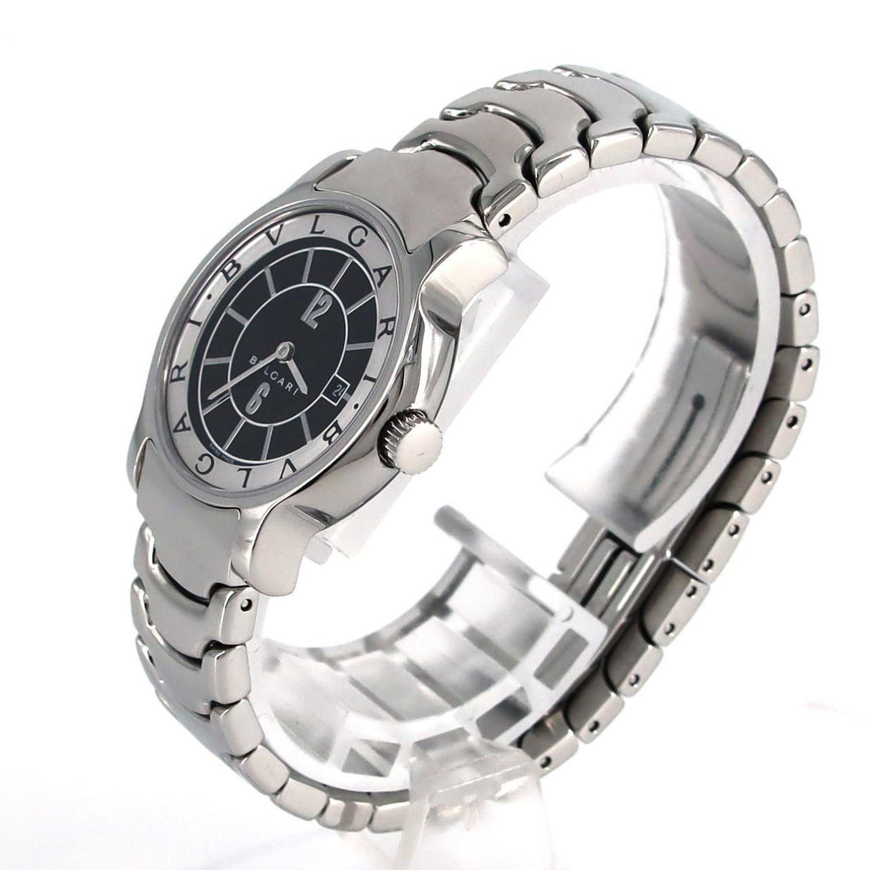 Bvlgari Solotempo SS Wristwatch Quartz