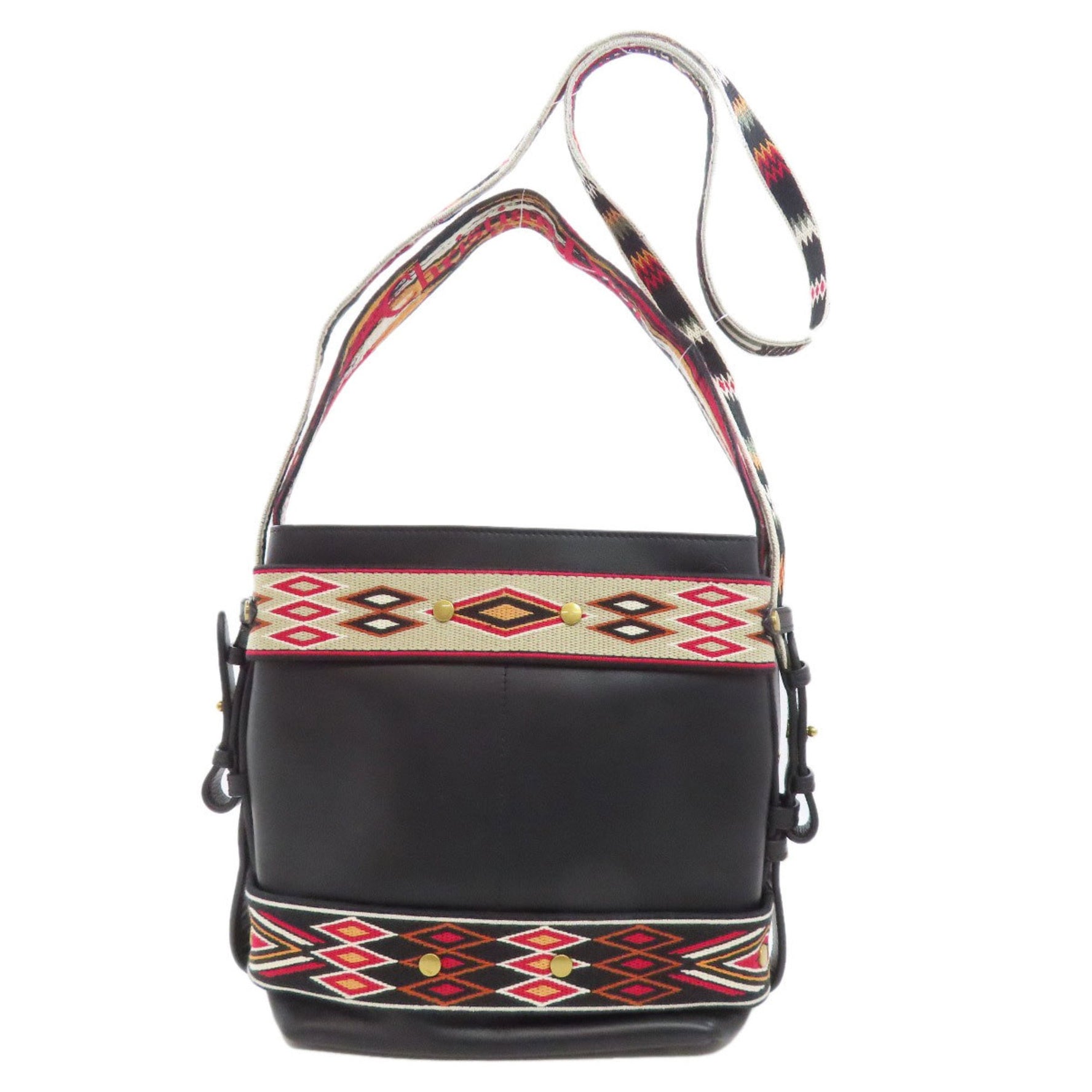 Christian Dior Exotic Shoulder Bag Leather