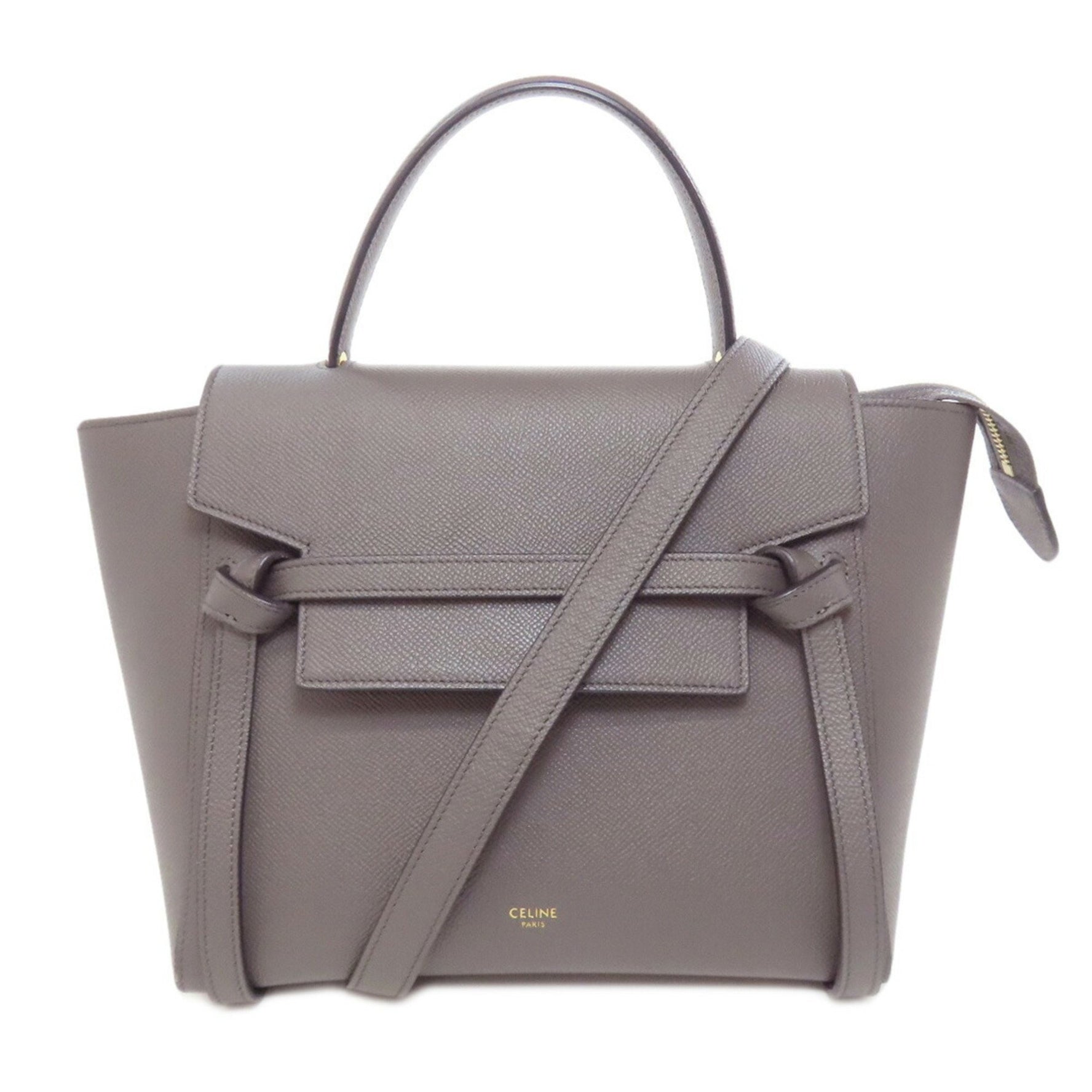CELINE Belt Bag Handbag Calf Leather