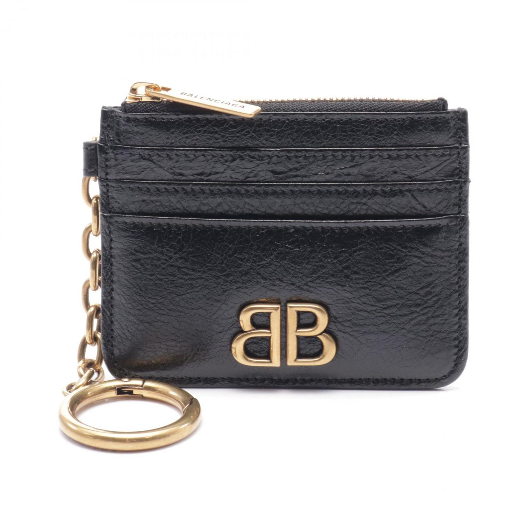 BALENCIAGA MONACO Key Holder, Card Wallet, Coin Case, Leather