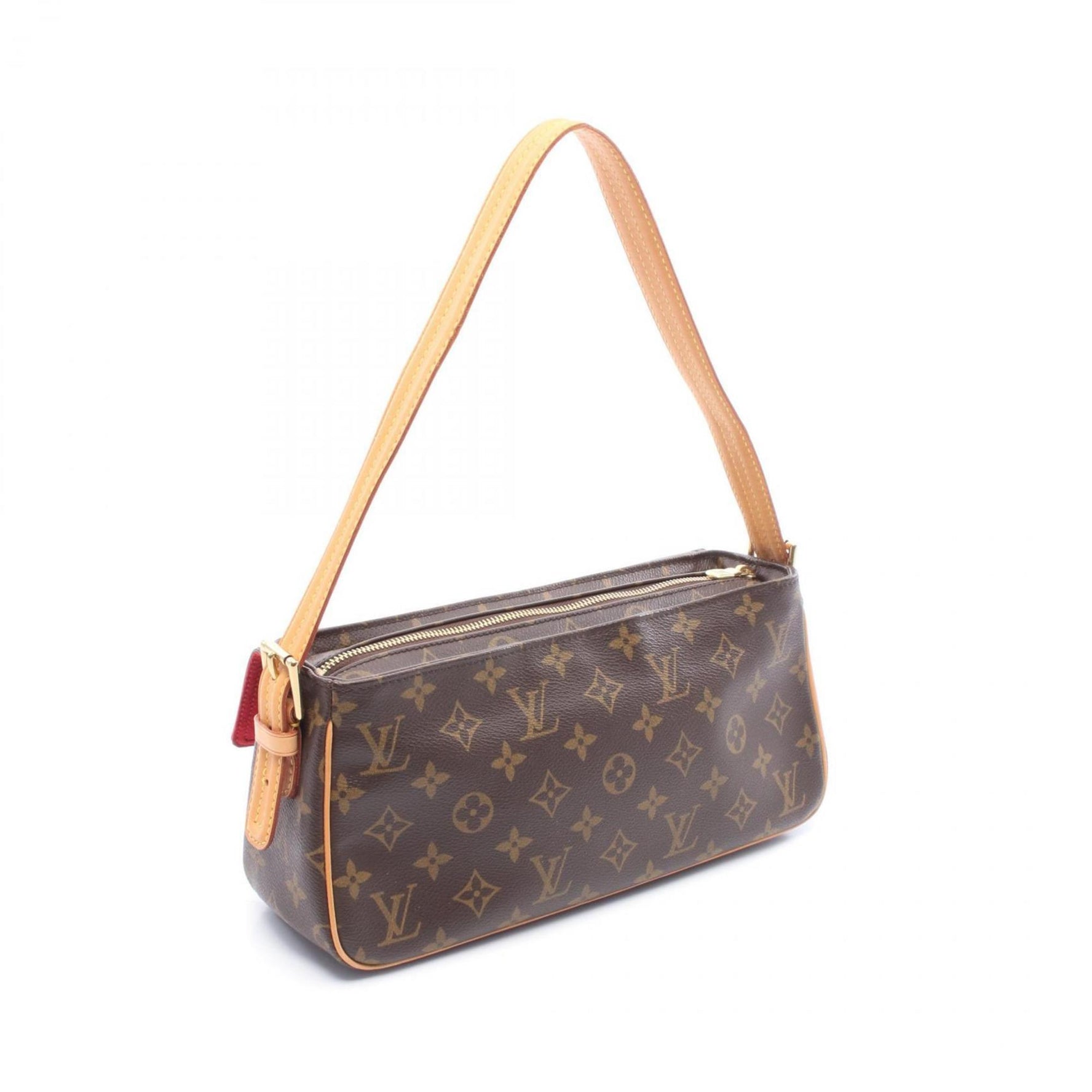 Louis Vuitton Viva Cite MM Shoulder Bag in Coated Canvas and Leather with Monogram Design