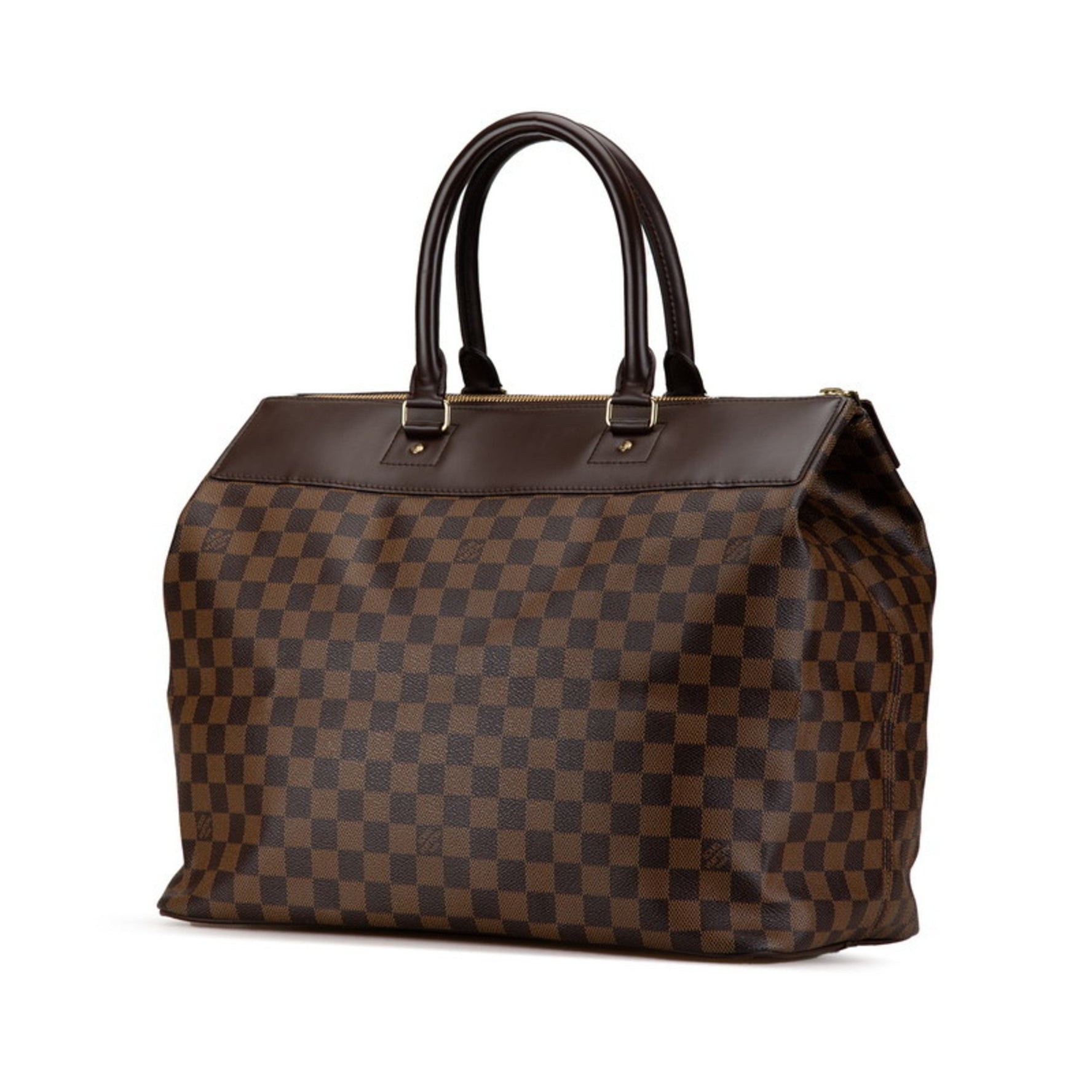 Louis Vuitton Damier Greenwich PM Boston Bag PVC Leather