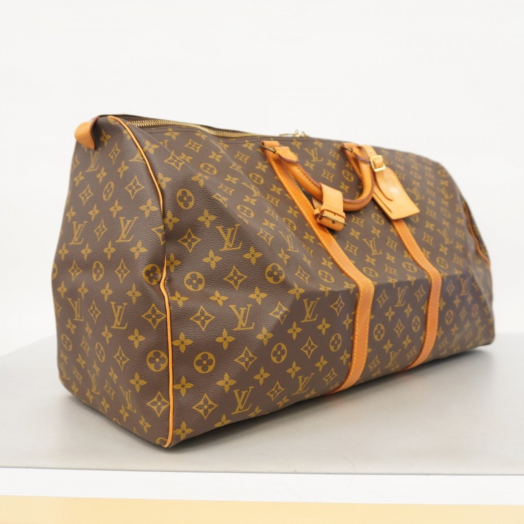 Louis Vuitton Monogram Keepall 60 Boston Bag Men's and