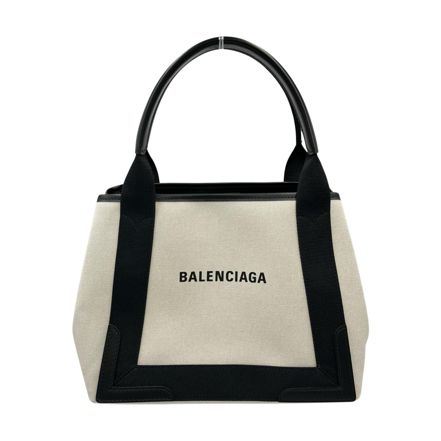 Balenciaga Handbag Navy Cabas Canvas