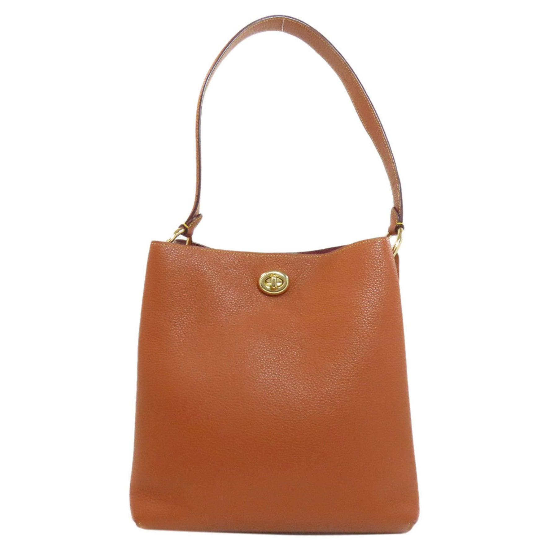 Coach Charlie Bucket Shoulder Bag Leather