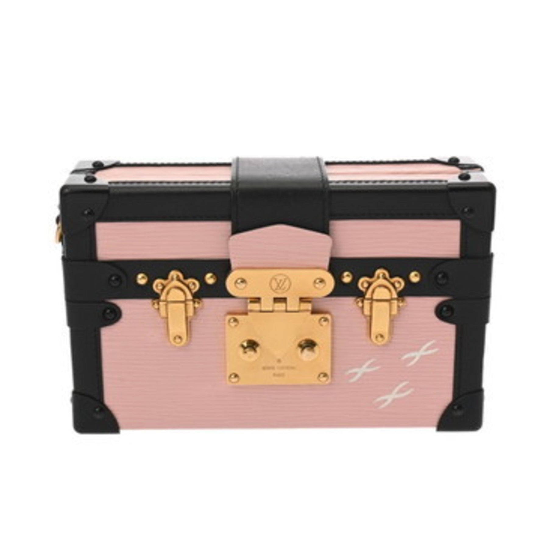 LOUIS VUITTON Epi Petite Malle Leather Shoulder Bag