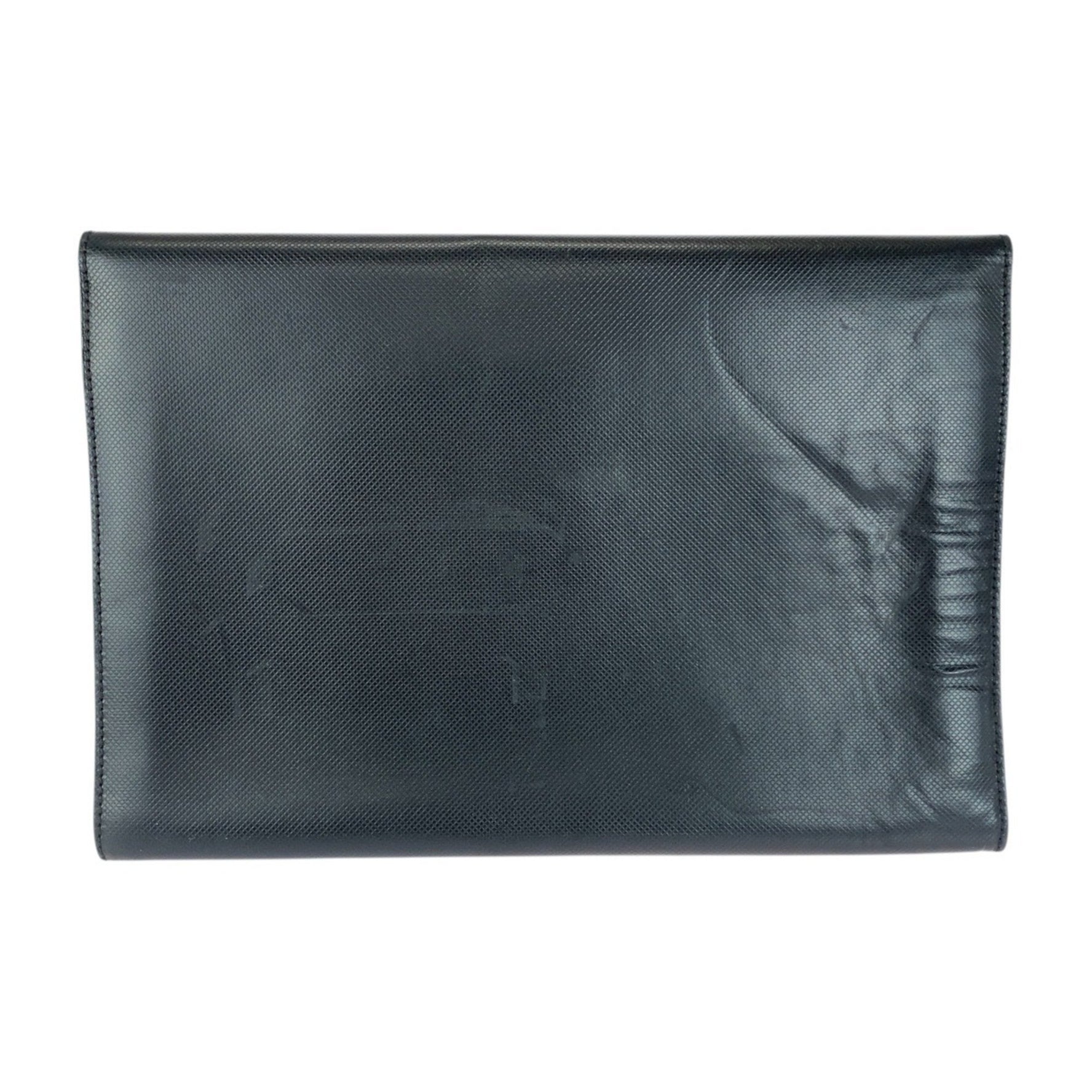 BOTTEGA VENETA Vintage Leather Clutch Bag Briefcase