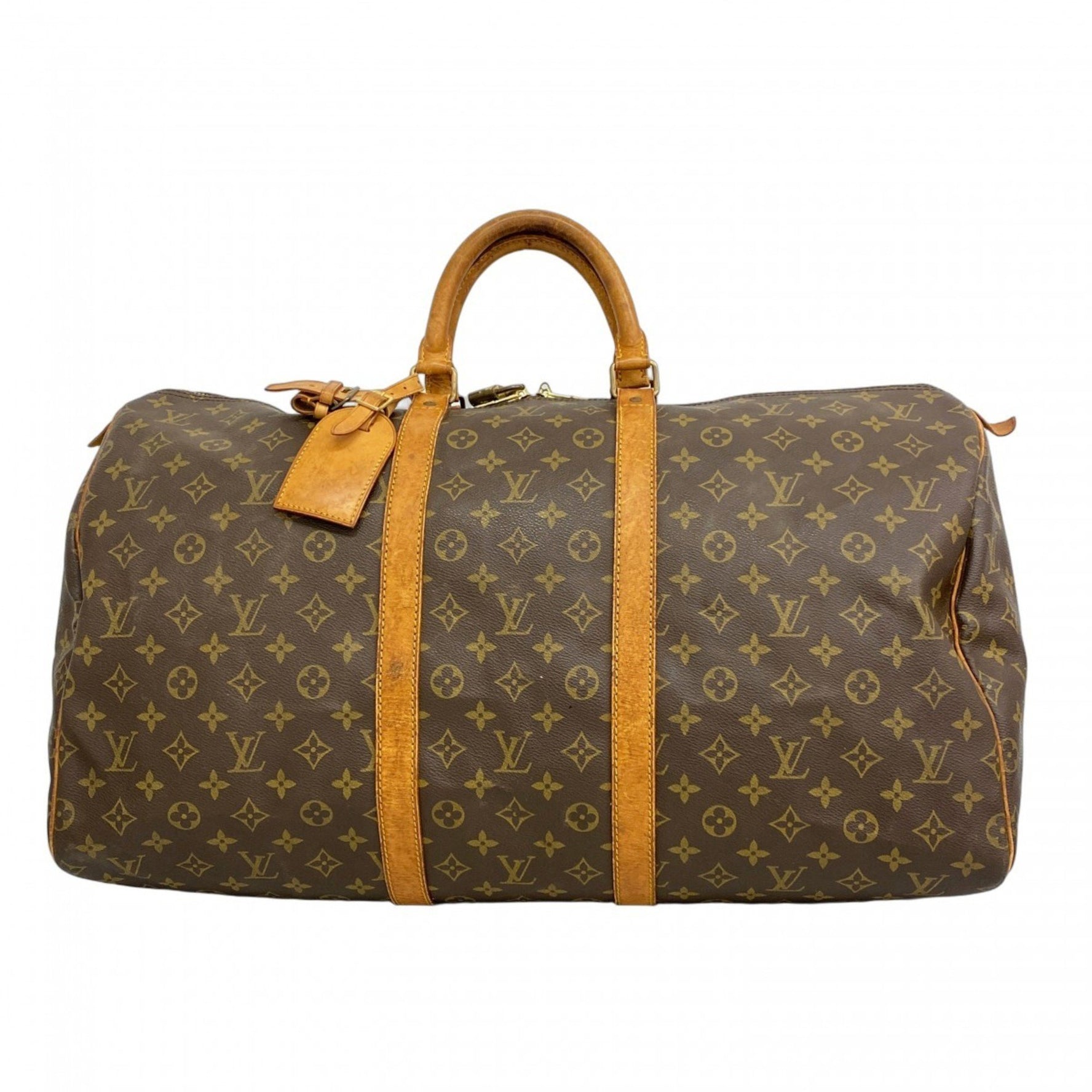 Louis Vuitton Monogram Keepall 55 Boston Bag Men's and