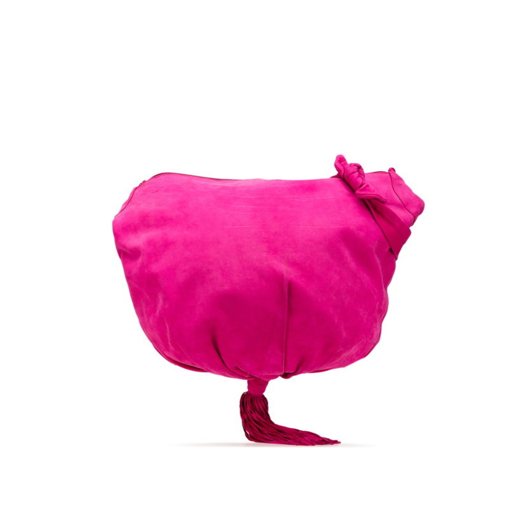 Bottega Veneta Tassel Crossbody Shoulder Bag in Suede