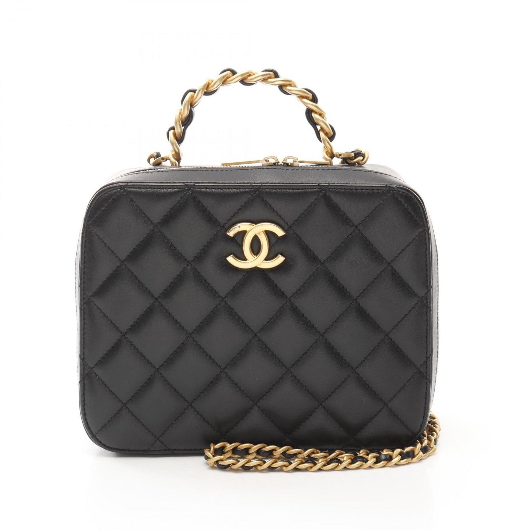 CHANEL Matelasse Shoulder Bag Lambskin (Sheepskin)