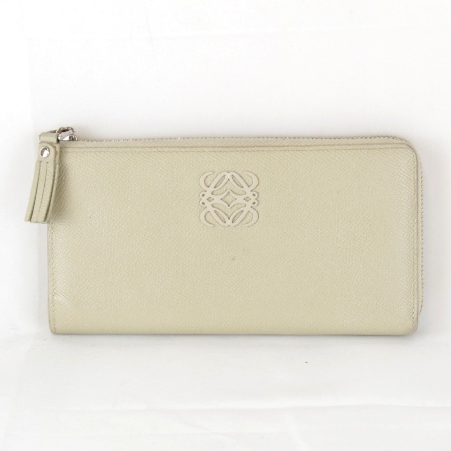LOEWE Round Zip Long Wallet Leather