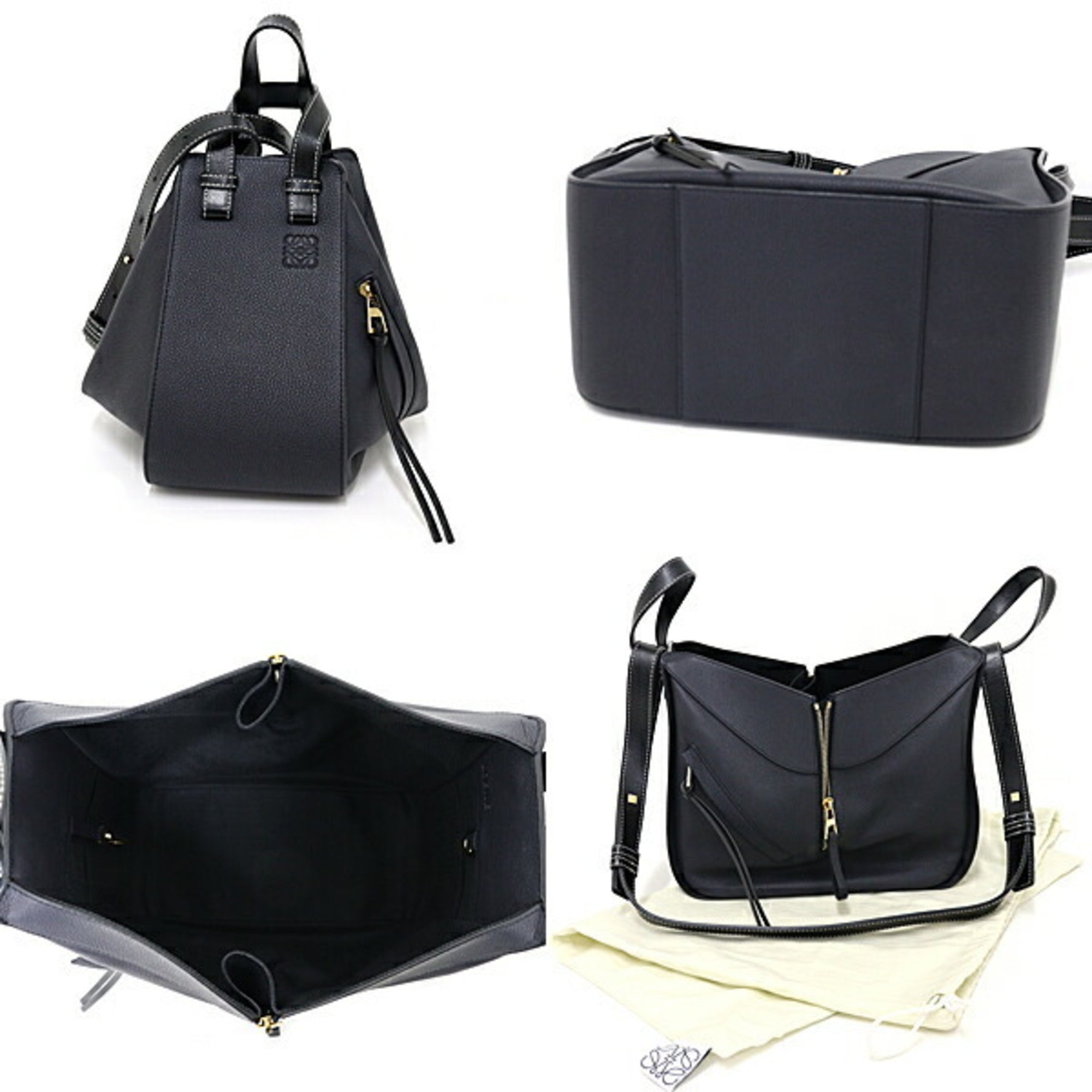 LOEWE Hammock Bag Small Calfskin Handbag Shoulder Anagram