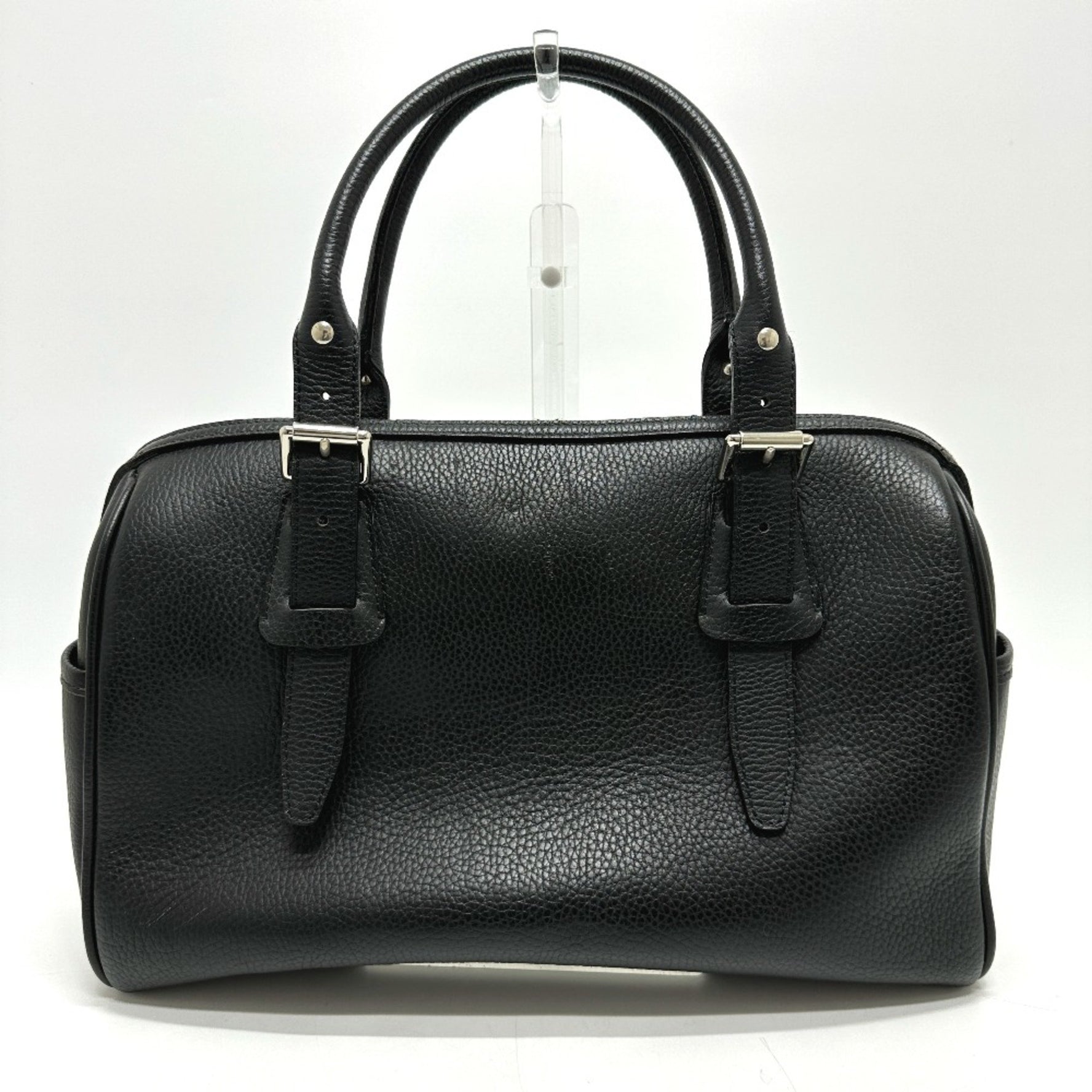 Burberry shawl/logo Bag Duffle Bag SilverHardware