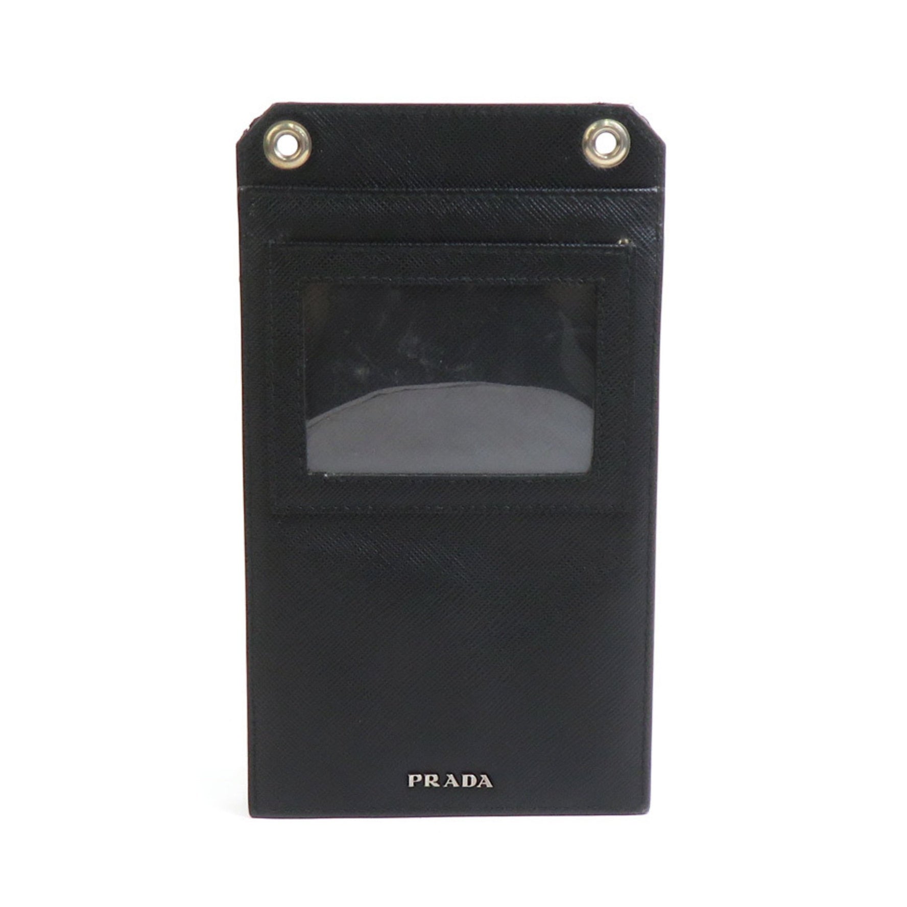 Prada Shoulder Bag with Smartphone Pouch, Leather, Men's and