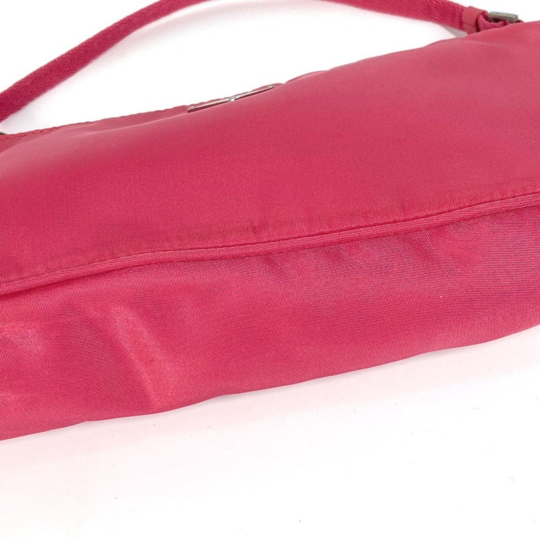 PRADA Triangle Logo Plate Bag Shoulder Handbag Accessory Pouch Nylon