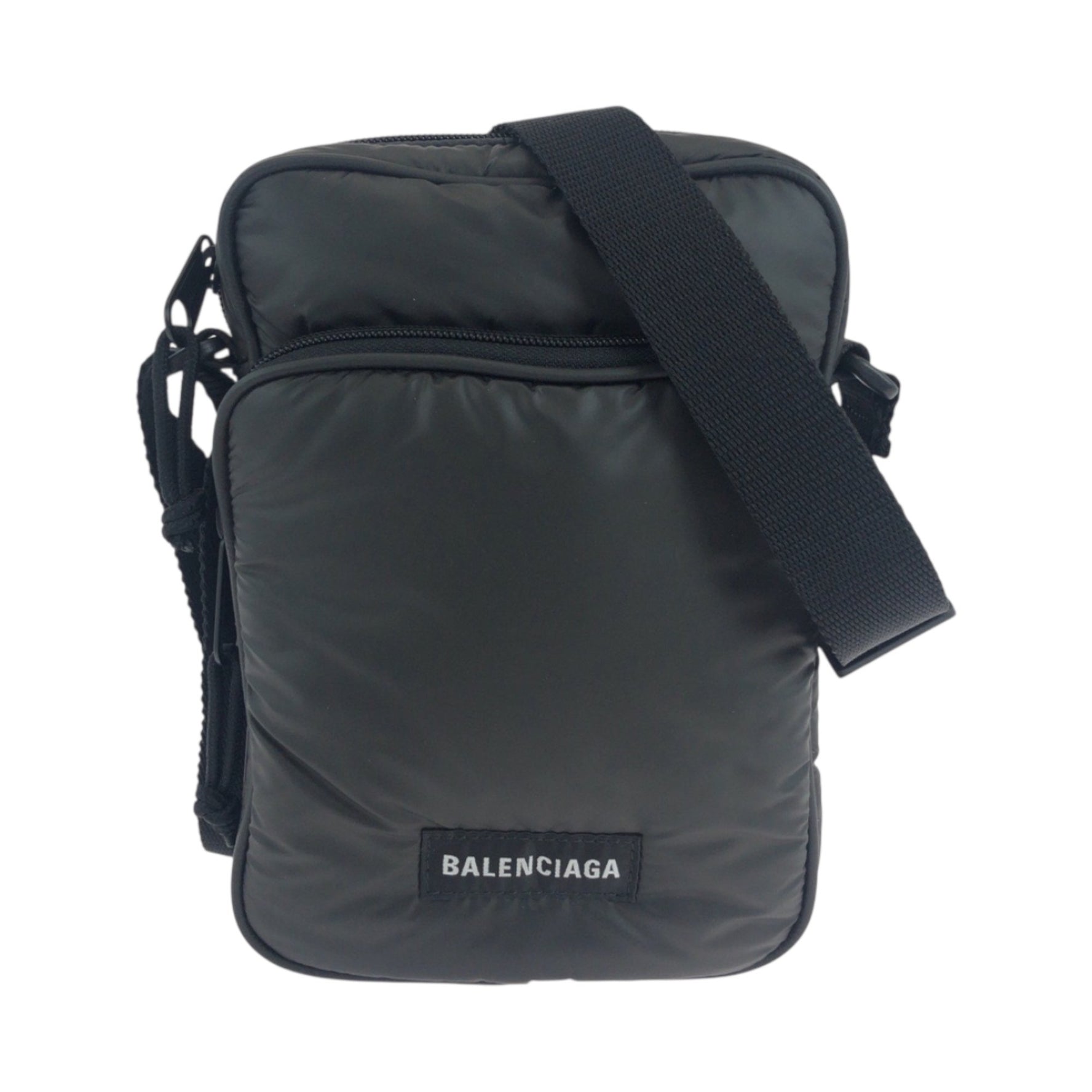 BALENCIAGA Logo Hardware Nylon 1000 Shoulder Bag Pochette Men's