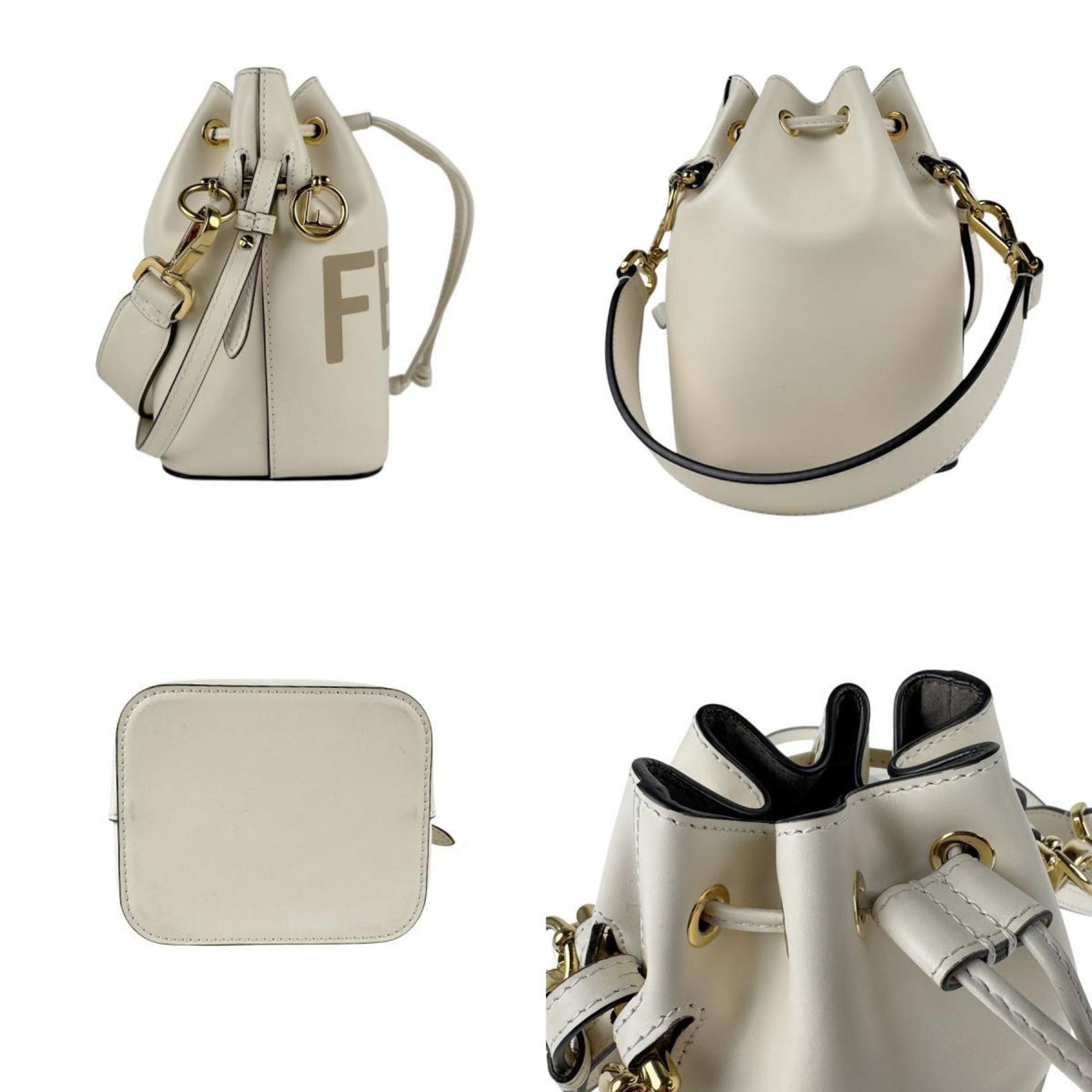 Fendi Mini Montresor Leather Shoulder Bag in