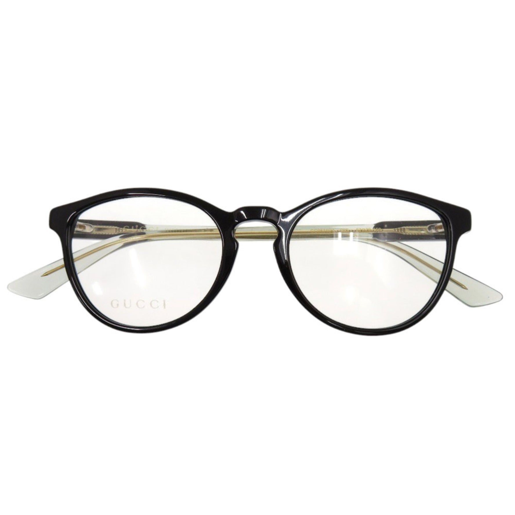 Like new Gucci Interlocking G plastic black clear glasses 0850
