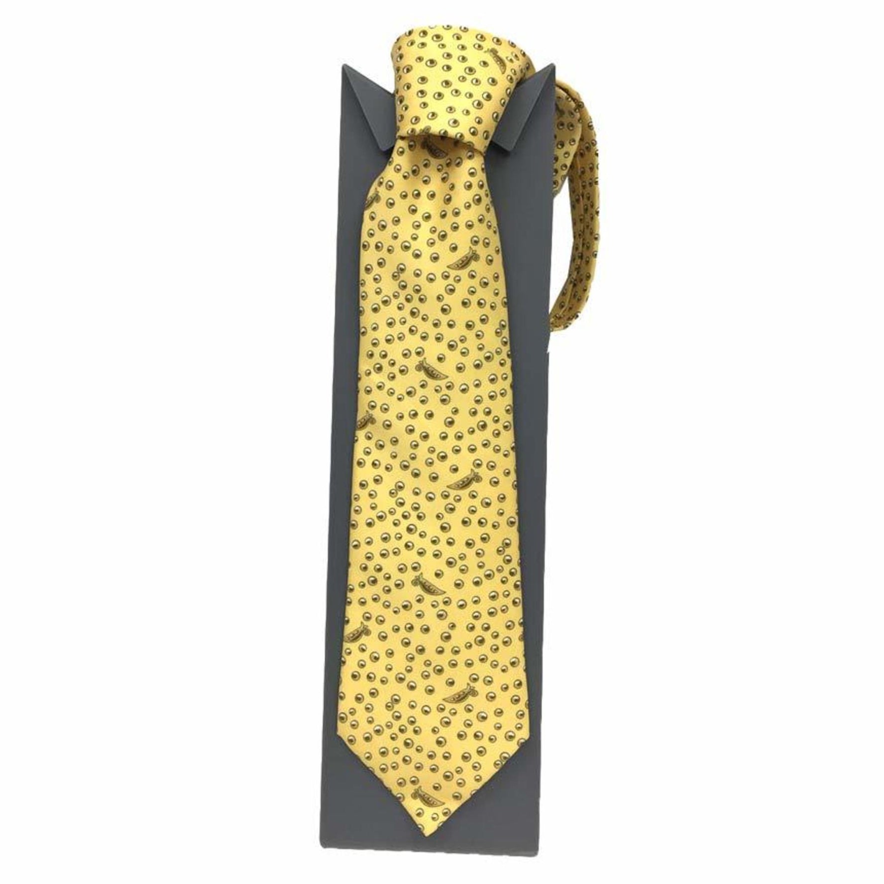 Hermes Tie Bean Pattern 100% Silk
