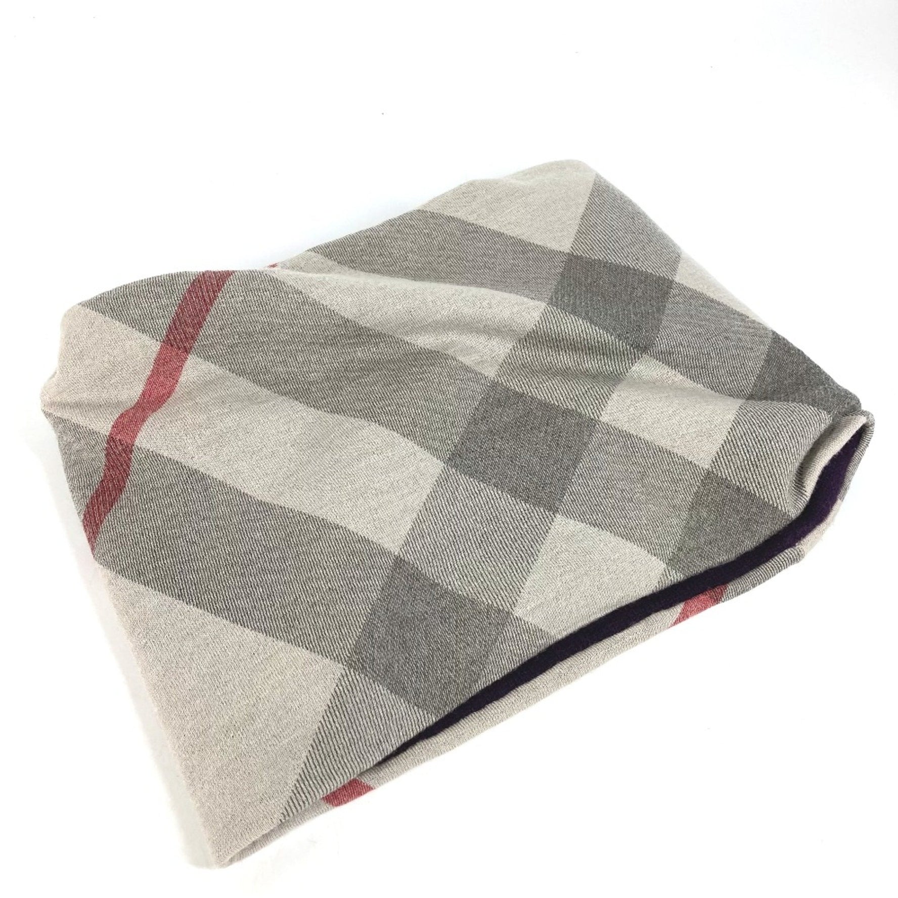 Burberry check Scarf Gray Based