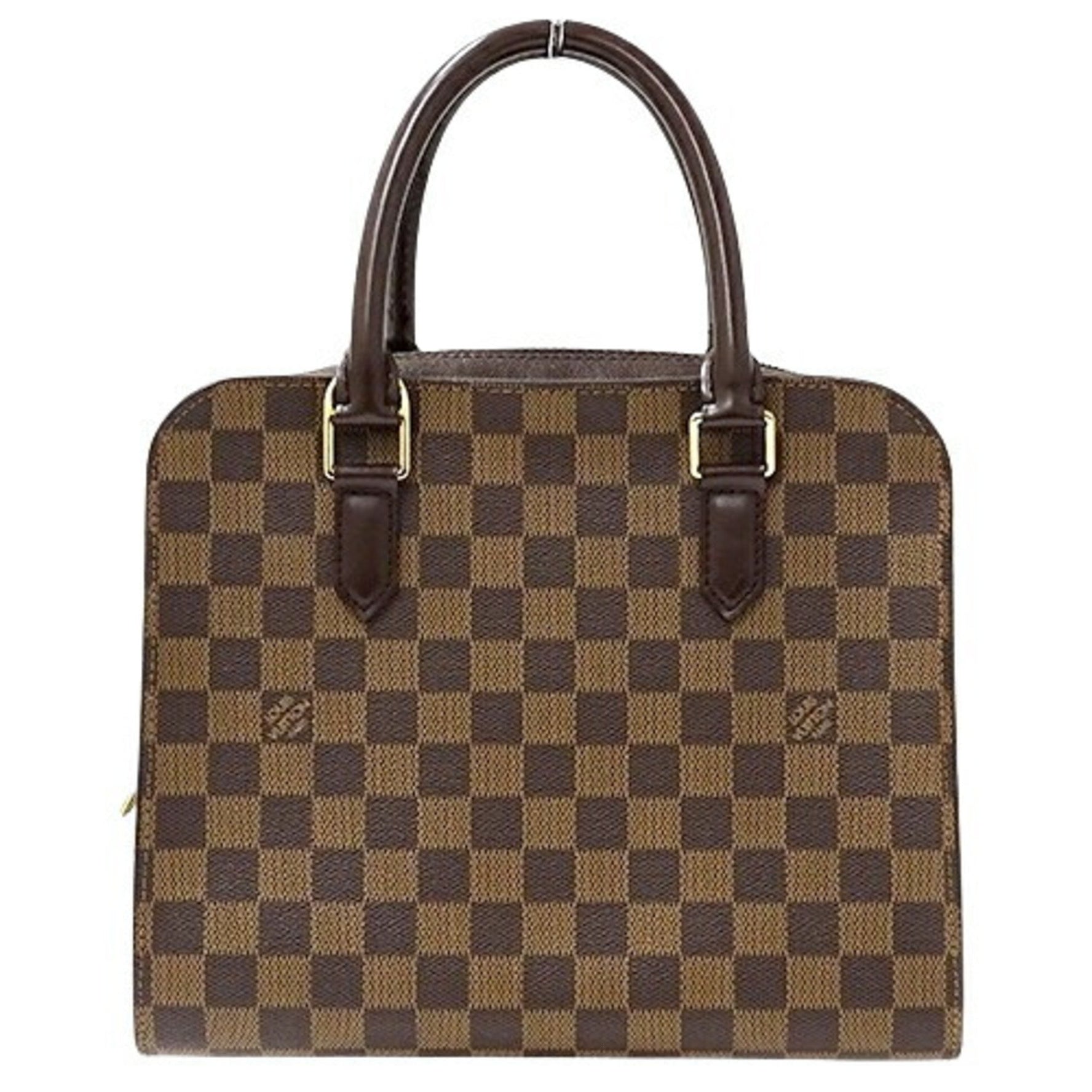 Louis Vuitton Damier Triana Handbag Brown
