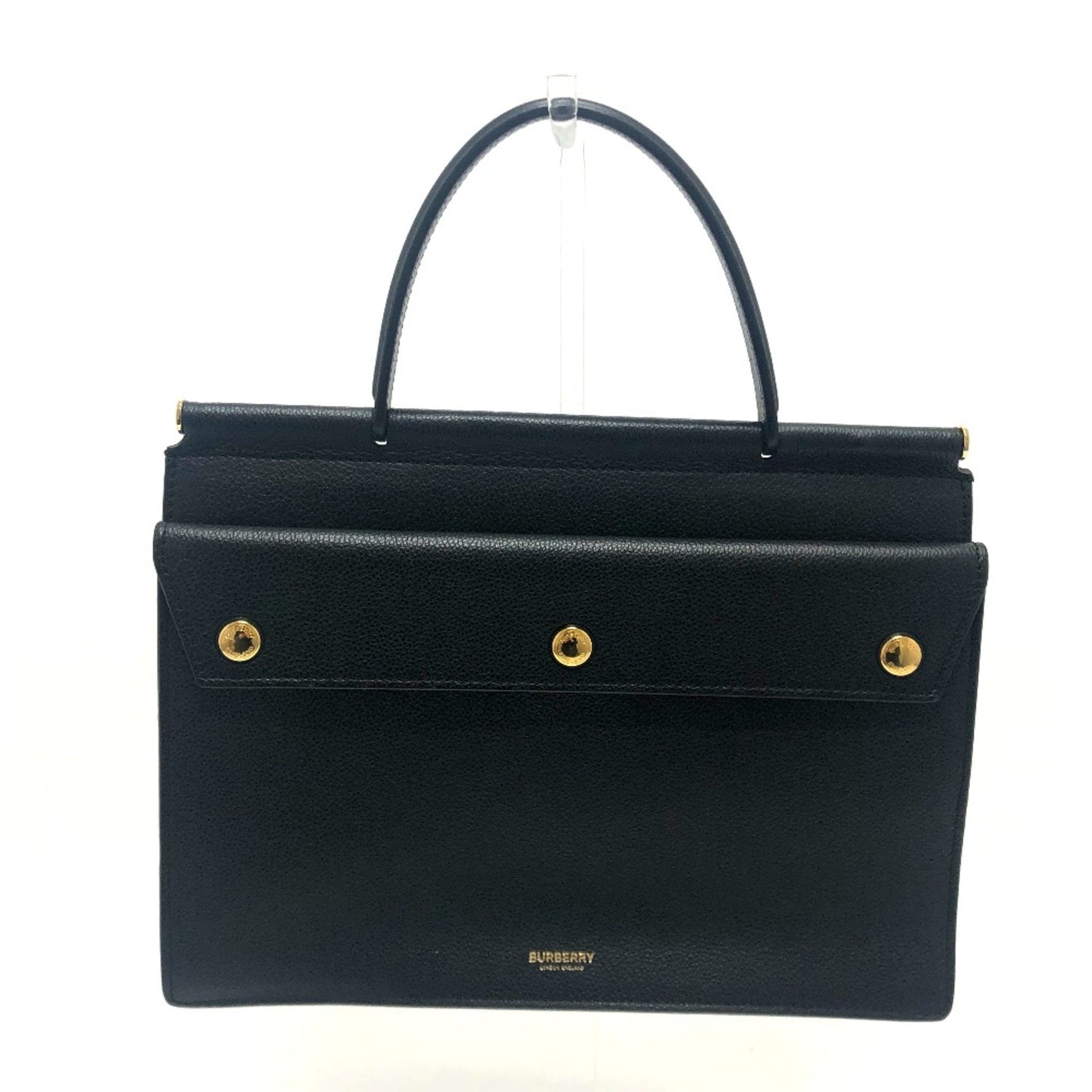 Burberry Square type bag small title bag Hand Bag GoldHardware