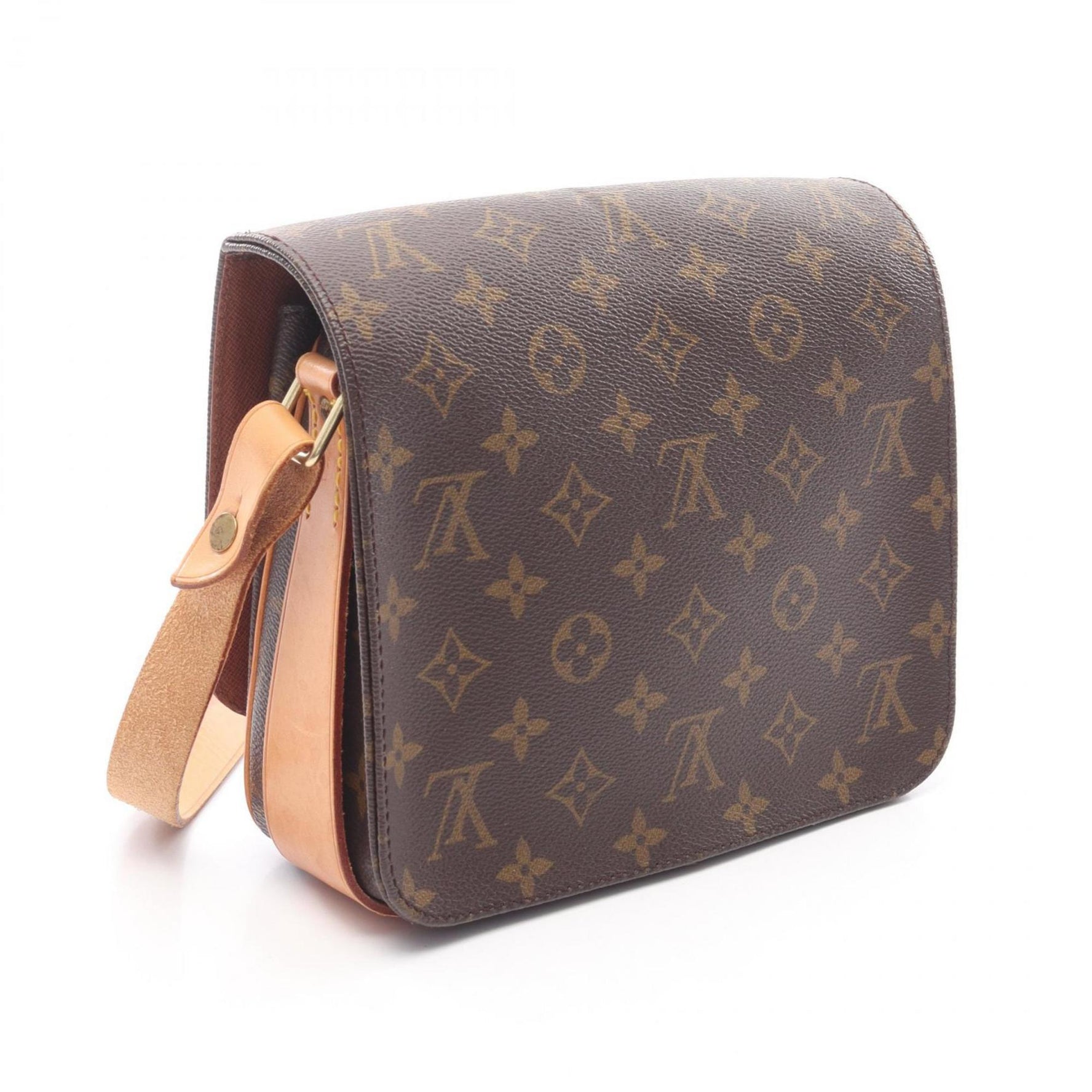 Louis Vuitton Cartesiere MM Shoulder Bag, PVC-Coated Canvas and Leather, Monogram