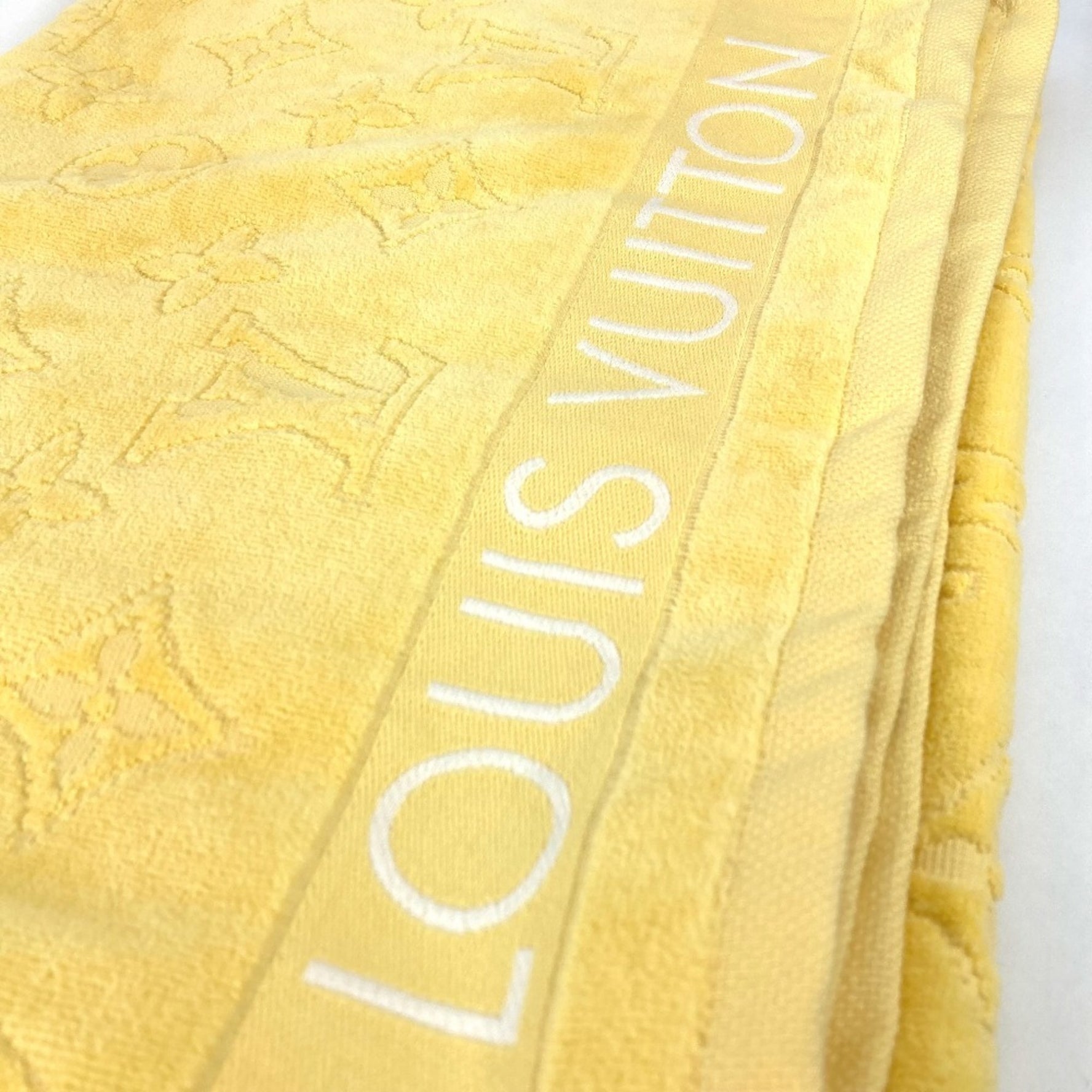 Louis Vuitton Bath Towel, Knee Blanket, Monogram Beach Cotton