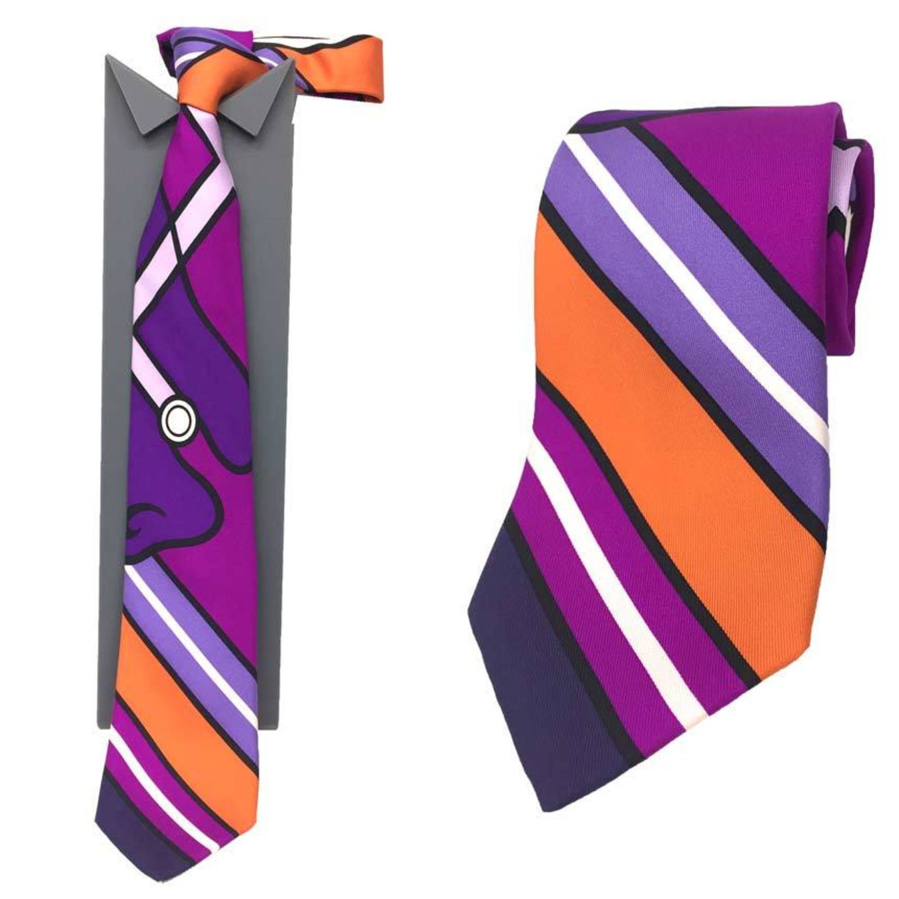 Hermes tie CRAVAT EN CARRE Quadrige horse 100% silk