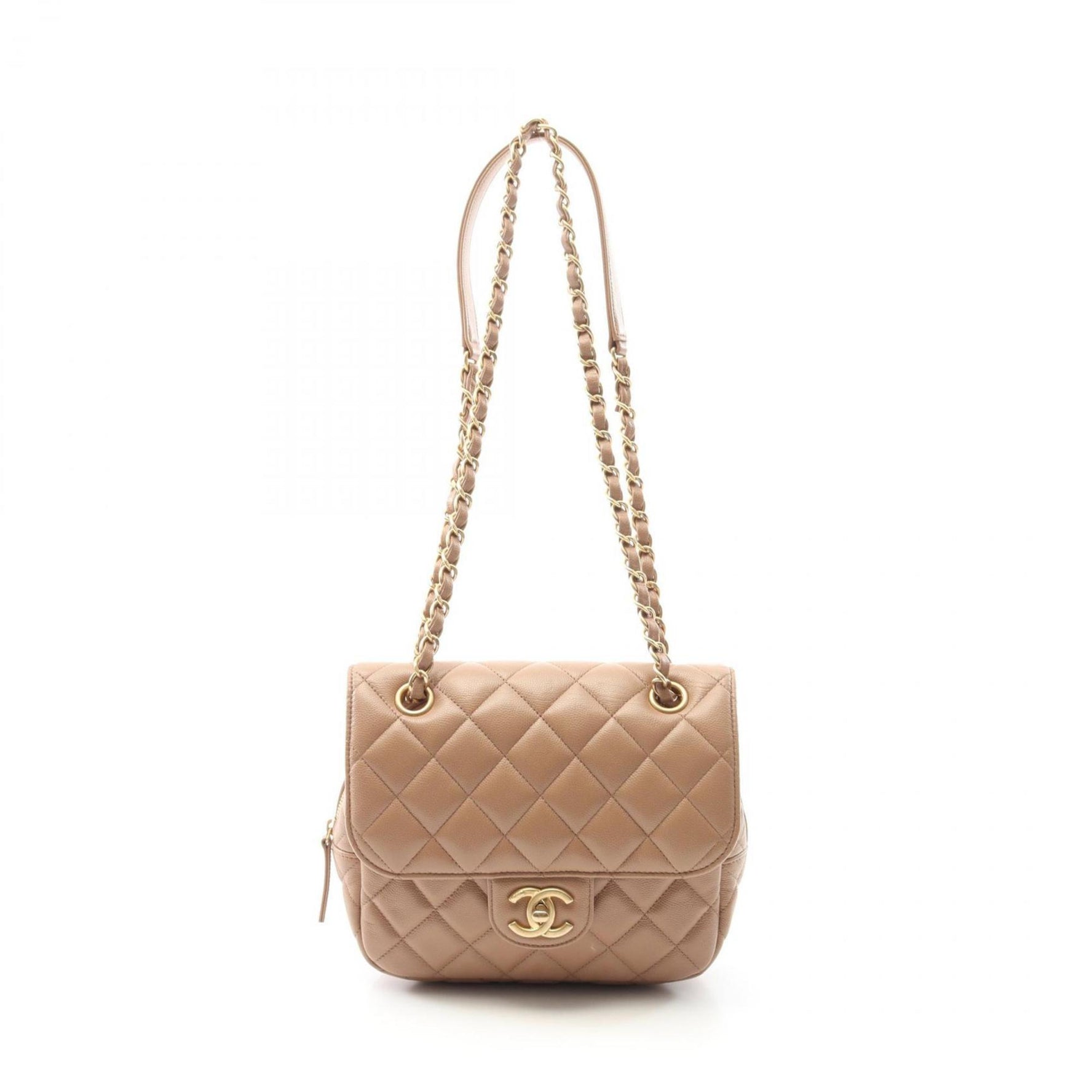 CHANEL Matelasse Shoulder Bag in Calfskin Leather