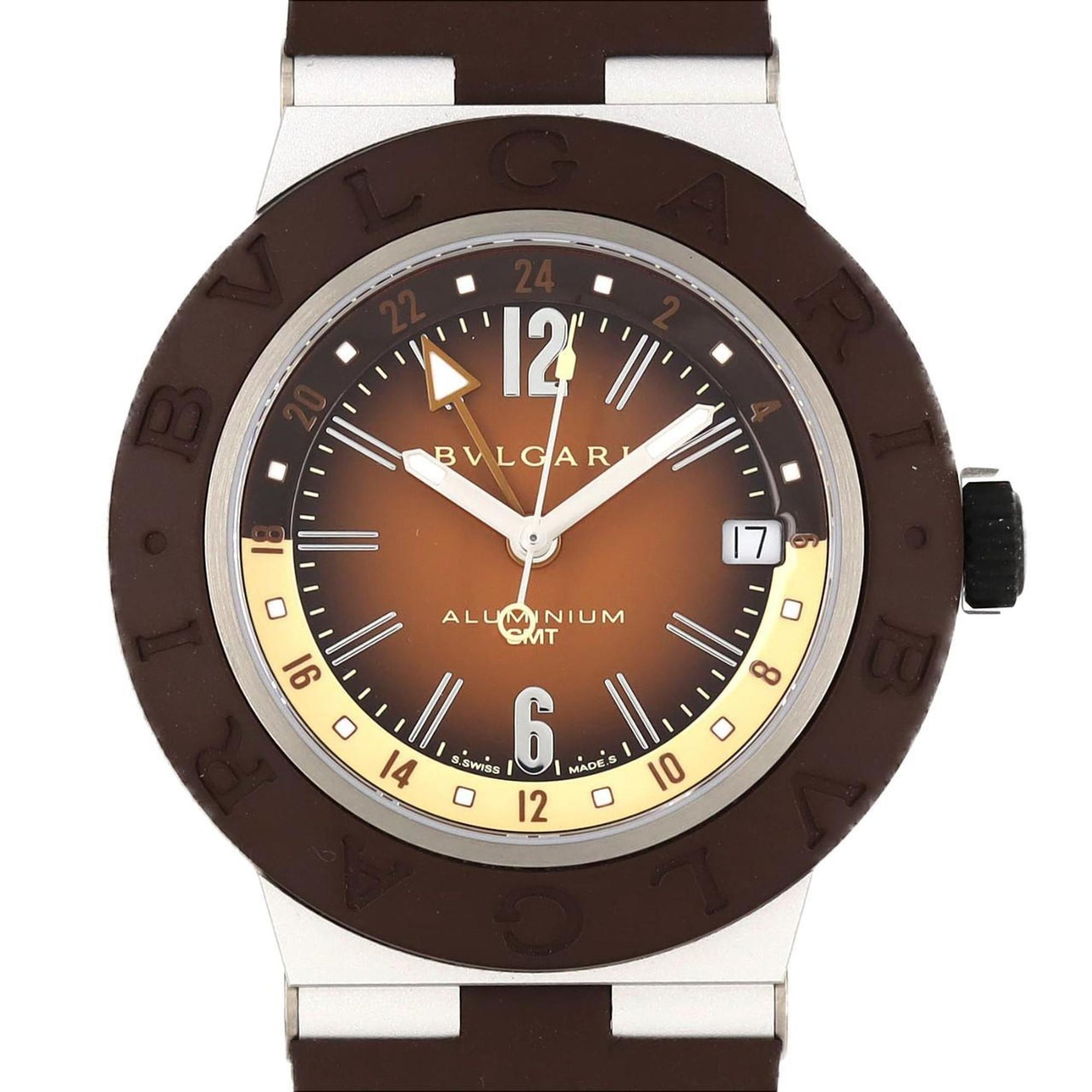 BVLGARI Aluminium GMT Fender LIMITED Wristwatch Automatic